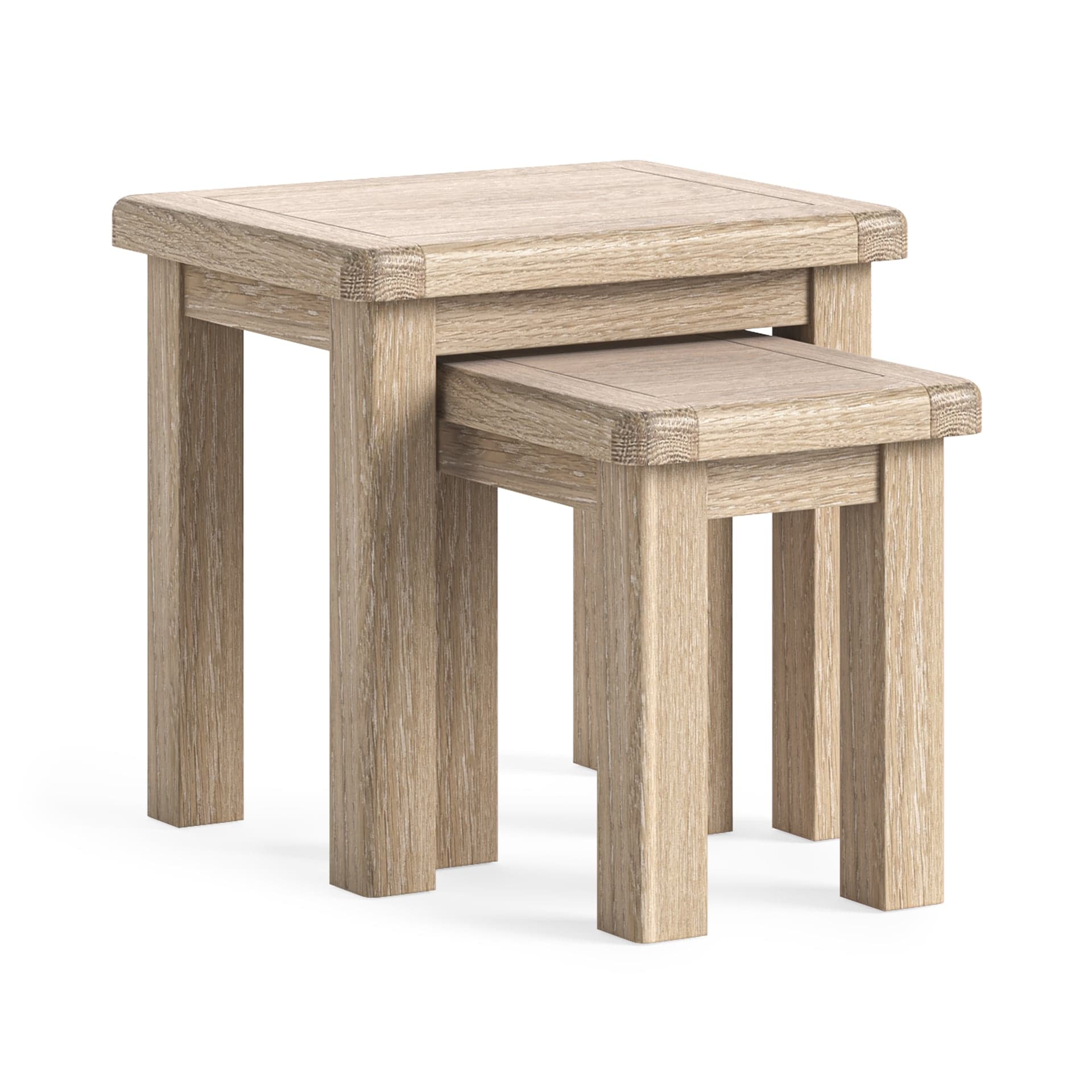 Normandy Nest of Table White Wash