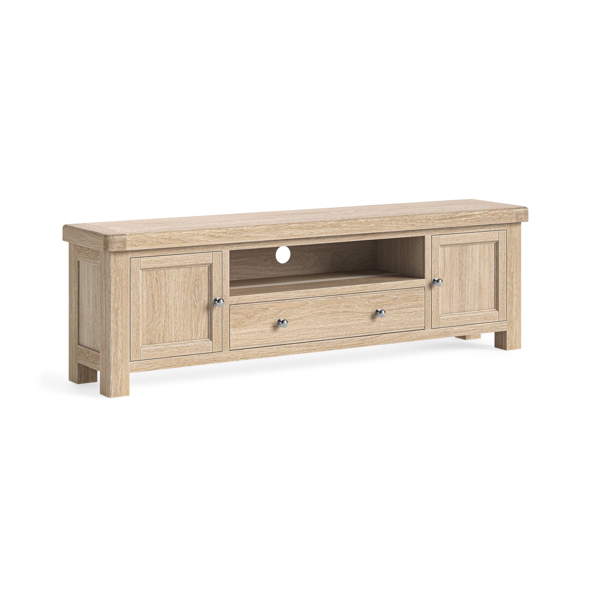 Normandy Tv Unit 1900 White Wash