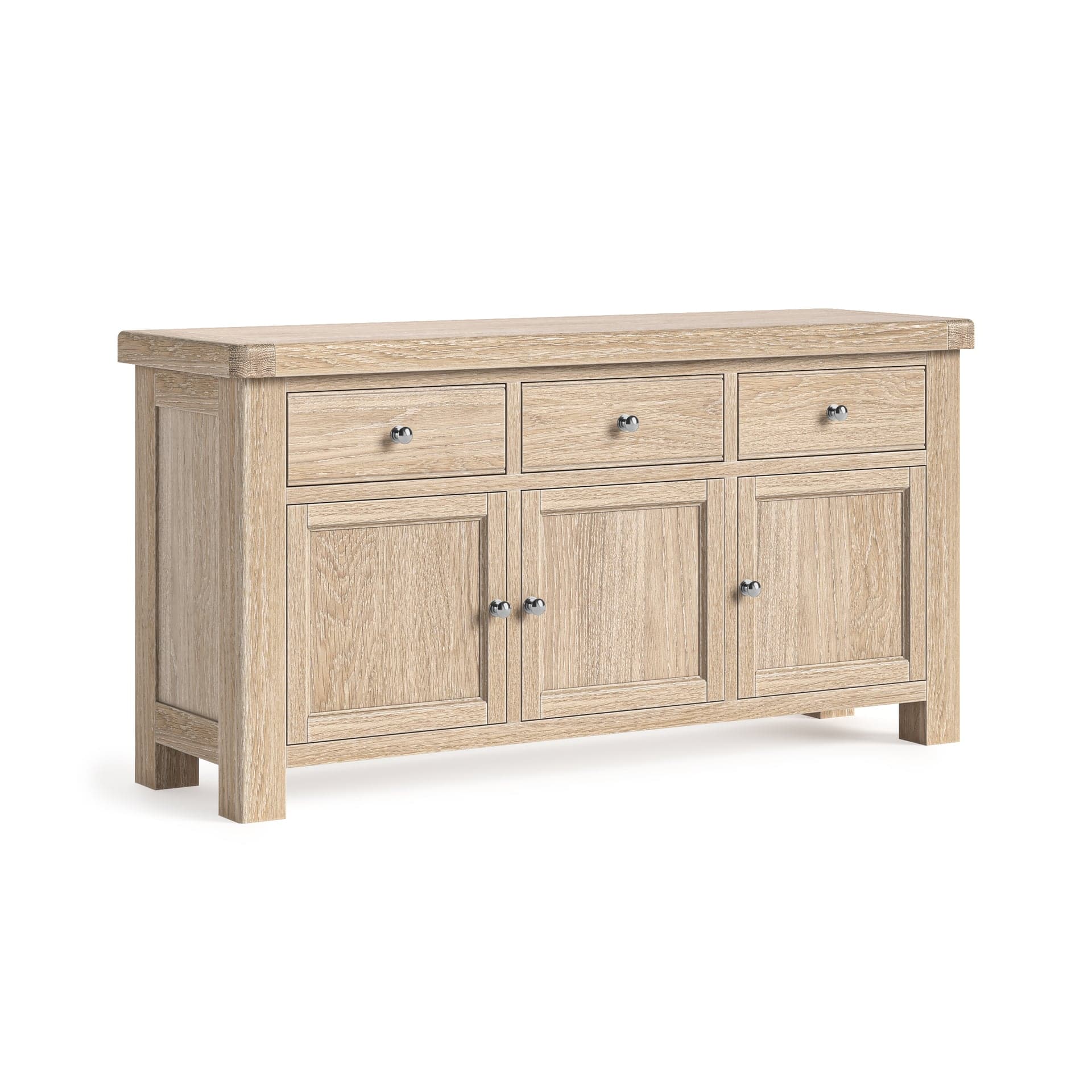 Normandy Large Sideboard White Wash