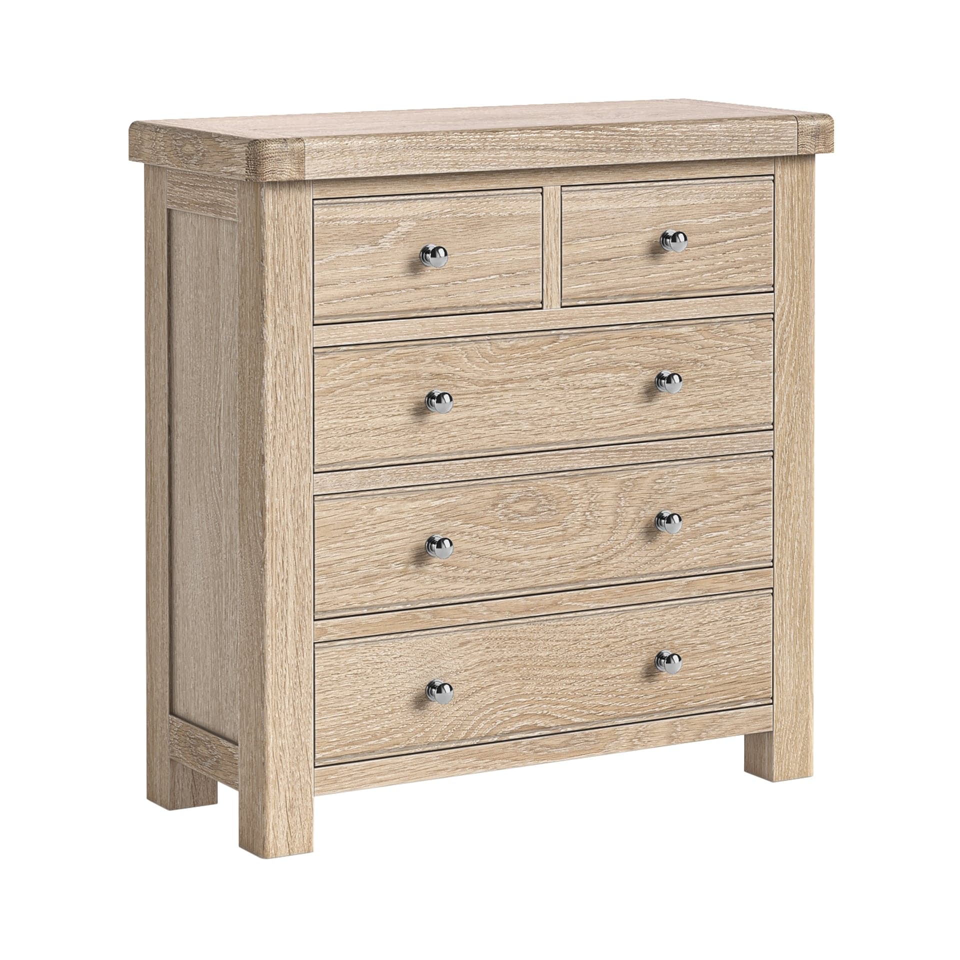 Normandy 2 Over 3 Chest White Wash