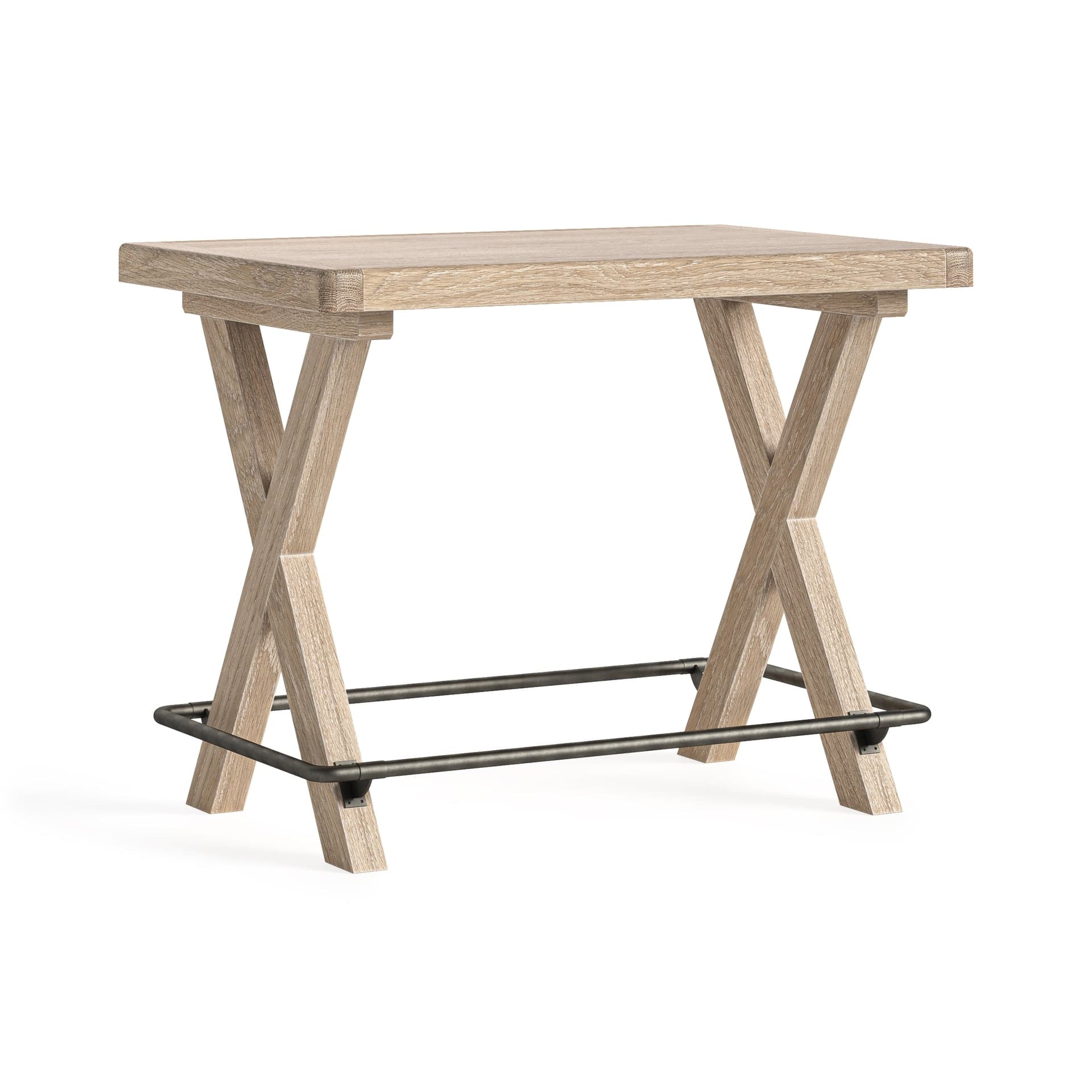 Normandy Bar Table White Wash