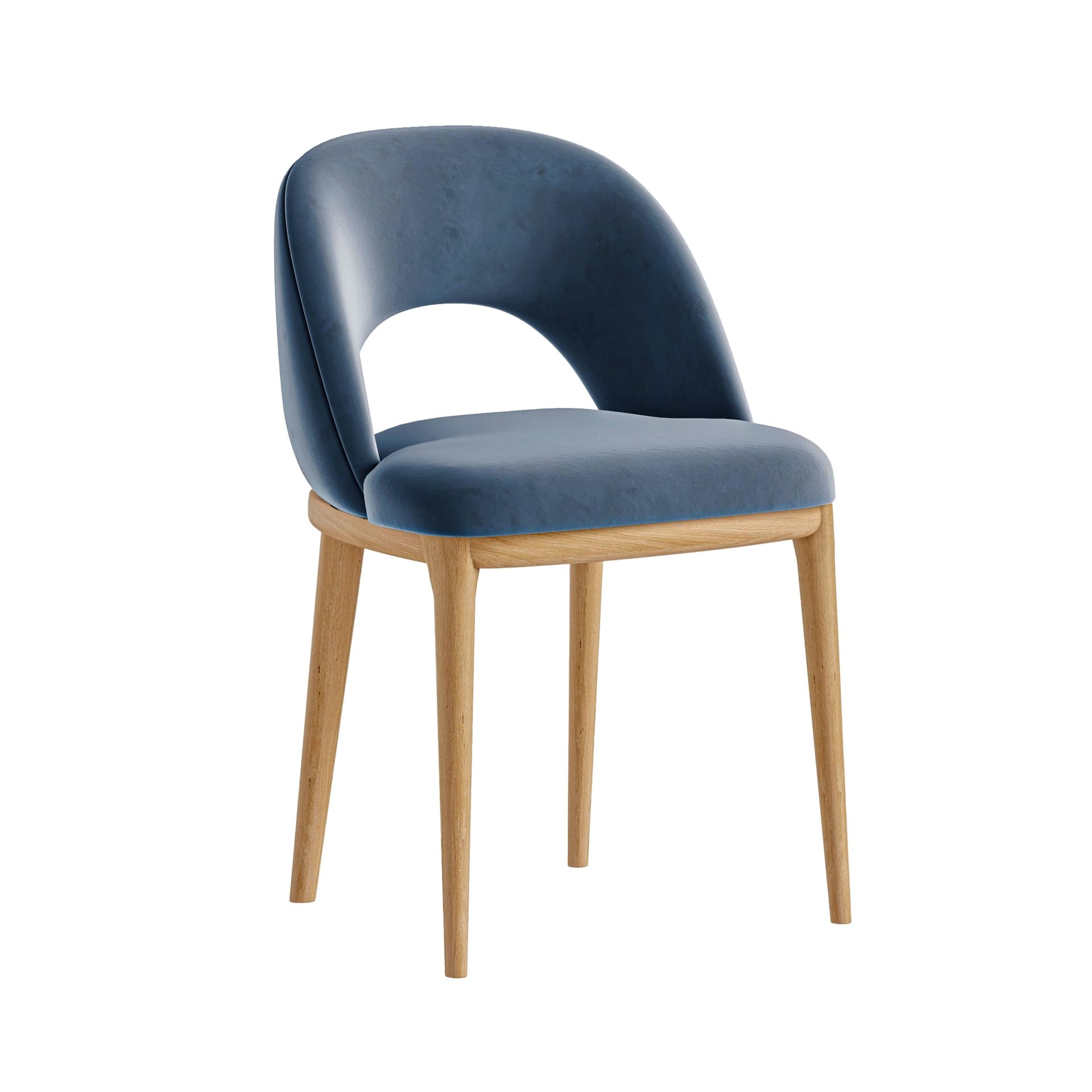 China Chair Kingsbridge Chair Smokey Blue Velvet (soho Leg)