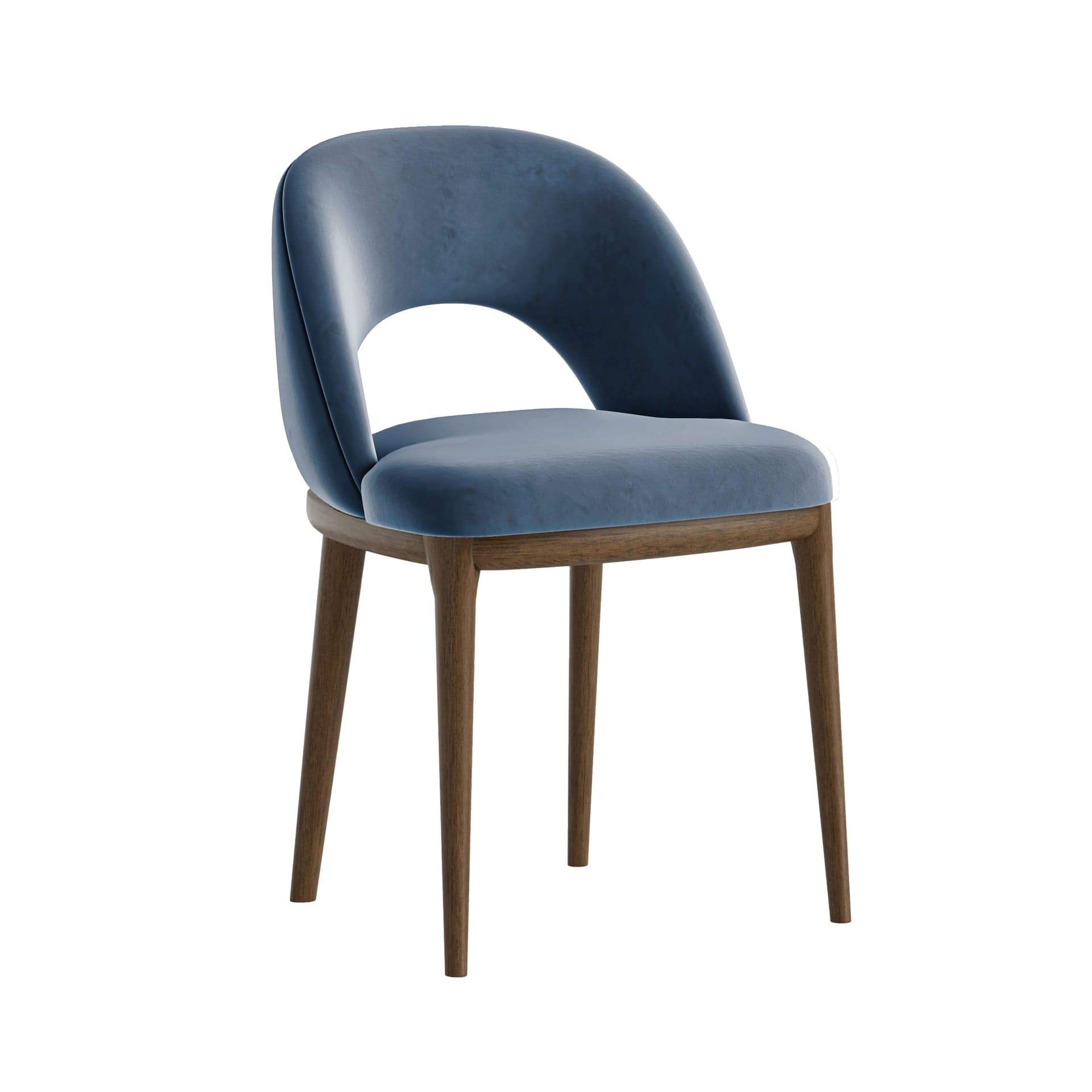 China Chair Kingsbridge Chair Smokey Blue Velvet (florence Leg)
