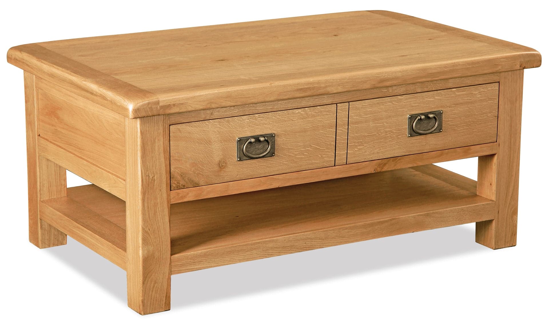 Salisbury Large Coffee Table With Drawer and Shelf