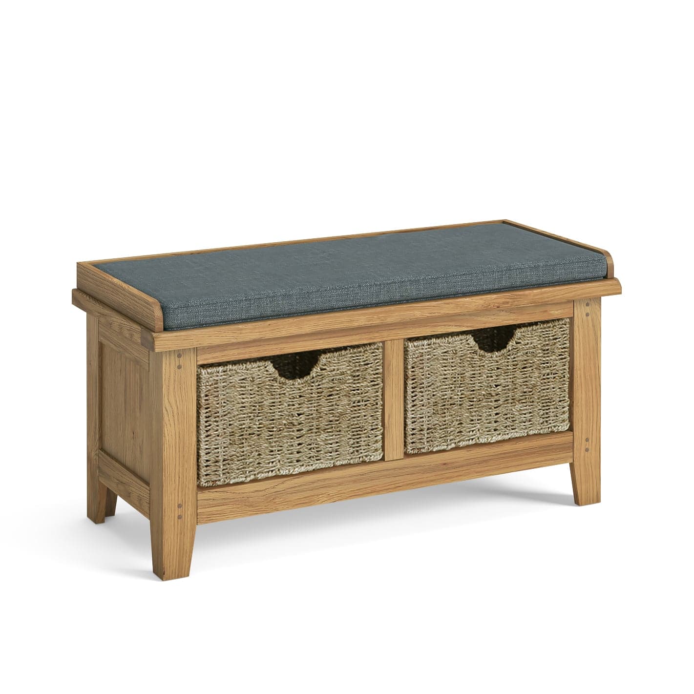 Burford Hallway Bench With Basket