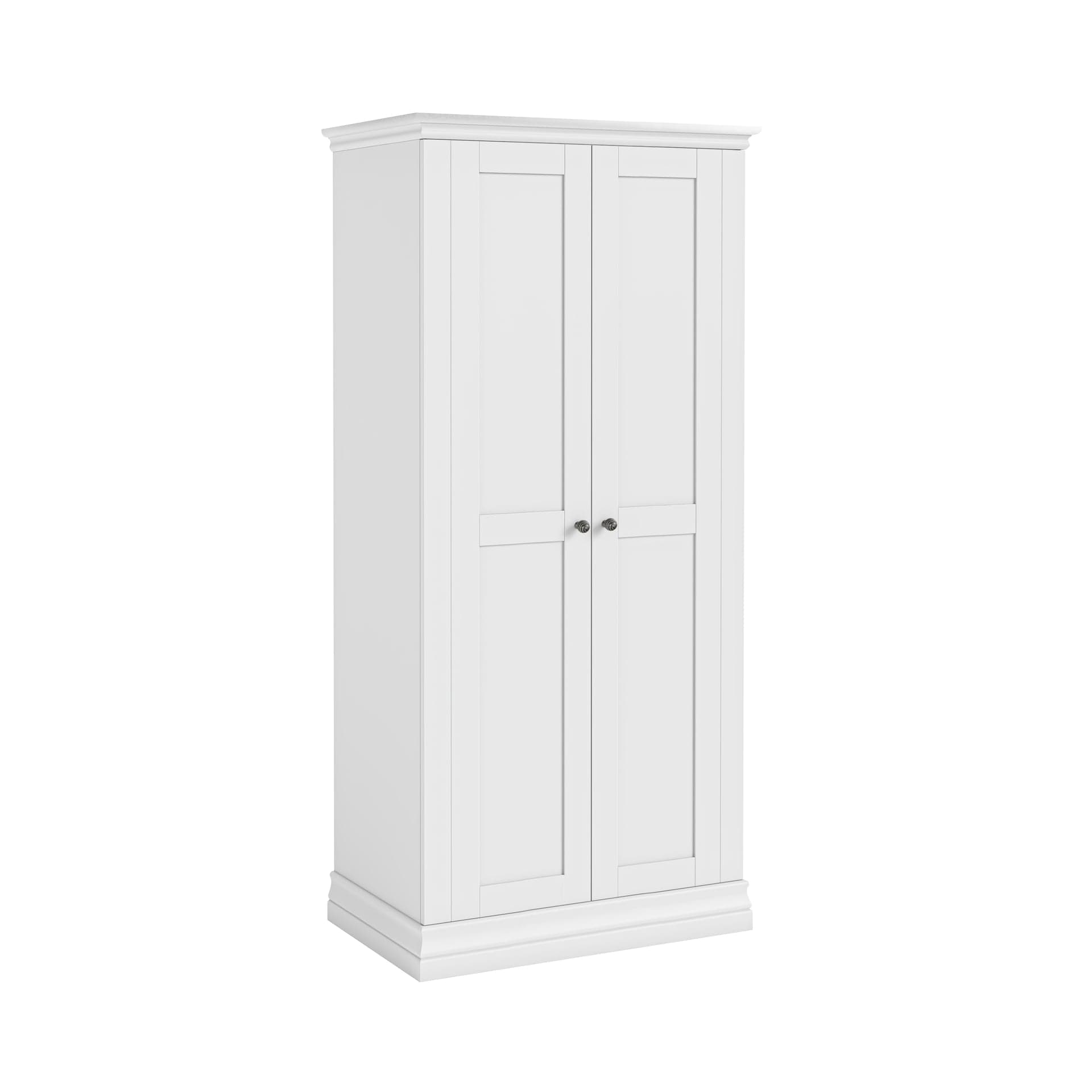 Bordeaux Full Hanging Wardrobe - White