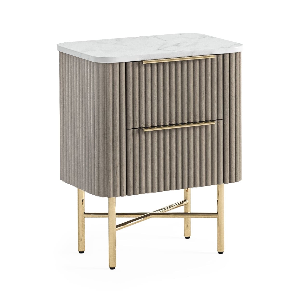 Isabella Flutted Narrow Bedside