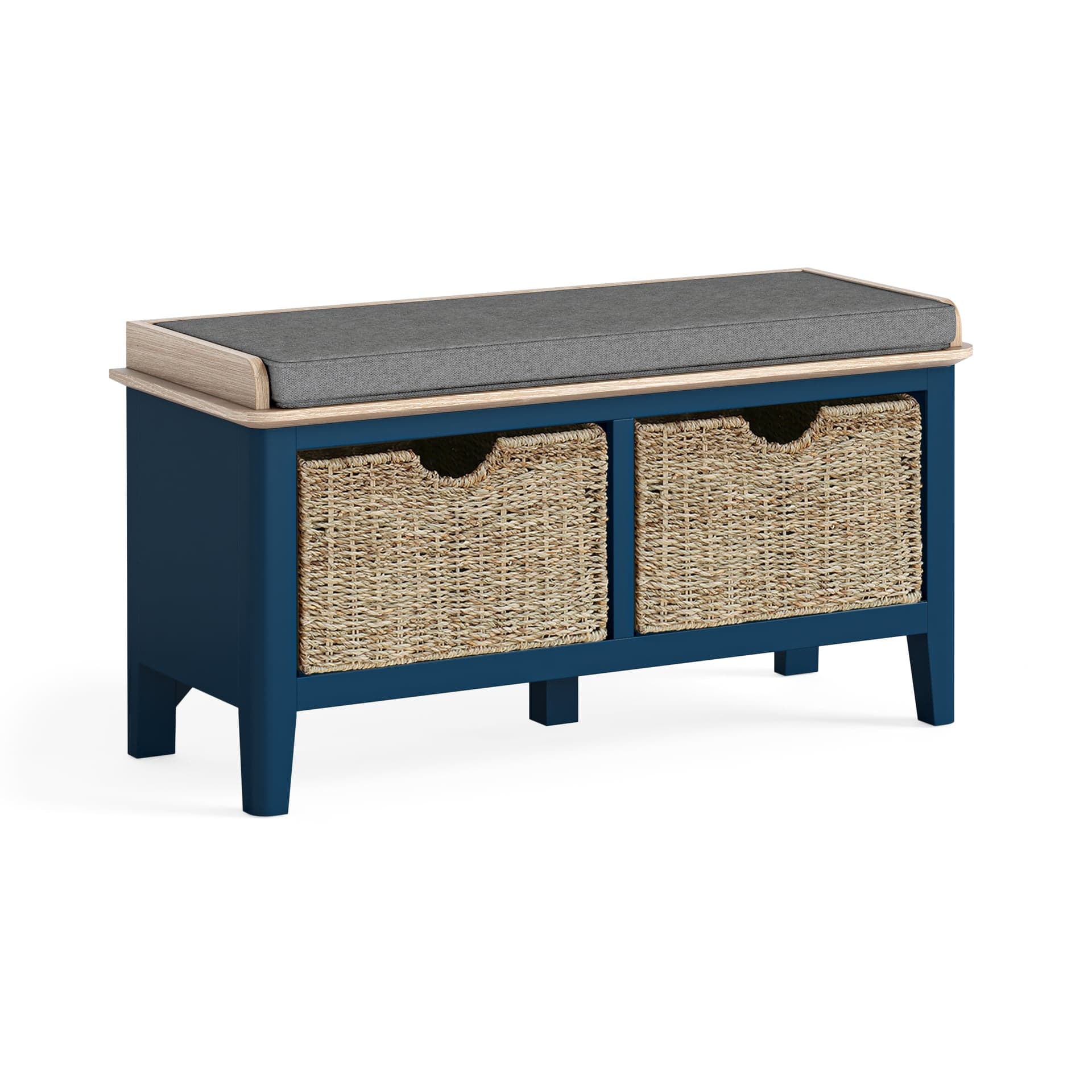 Marlow Storage Bench Navy