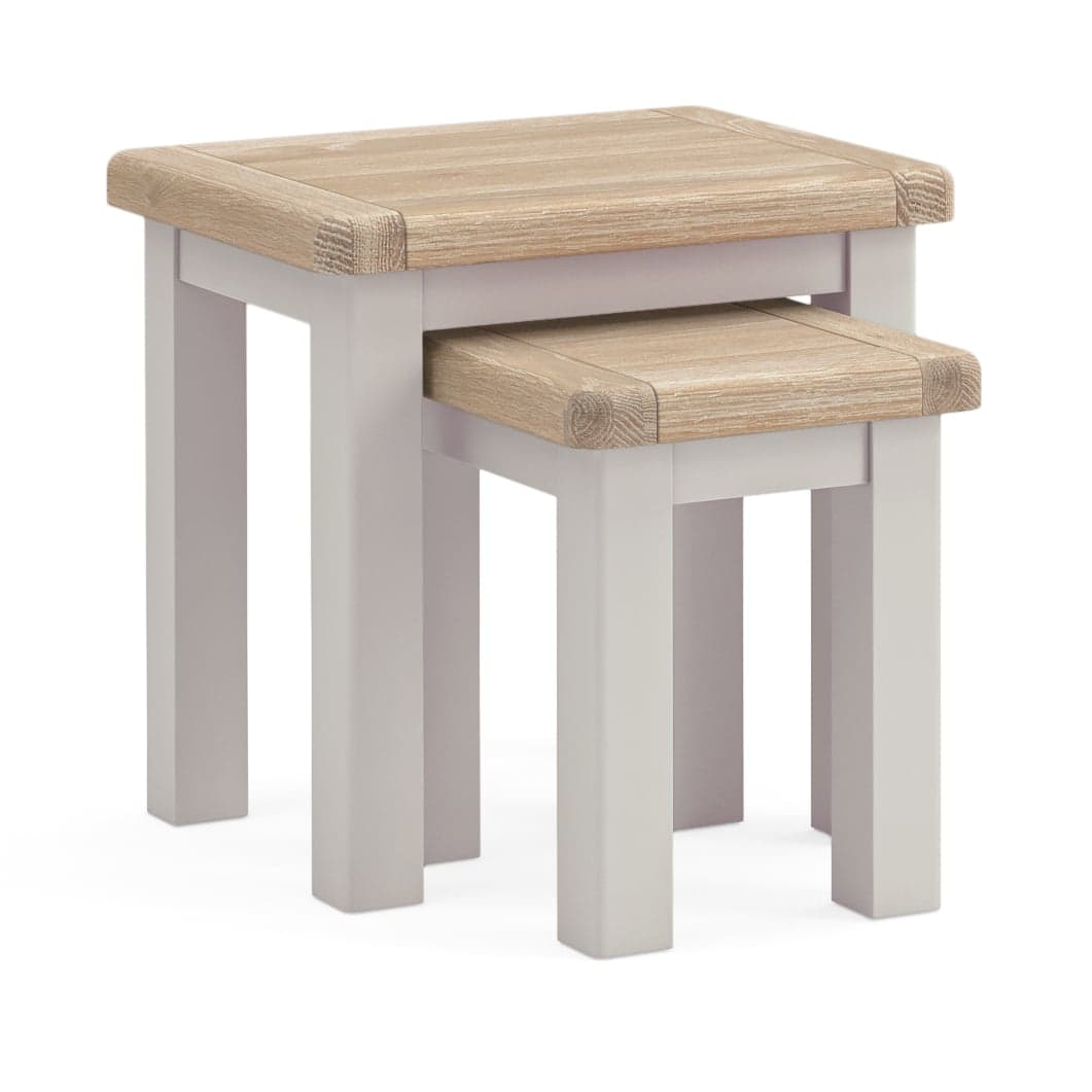 Salcombe Nest of Table Light Grey