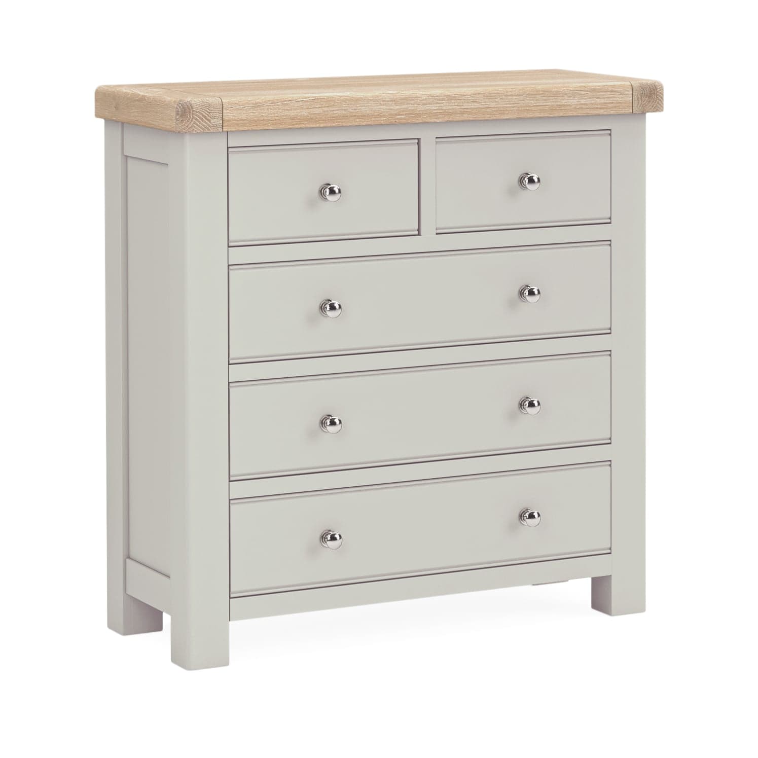 Salcombe 2 Over 3 Chest Light Grey
