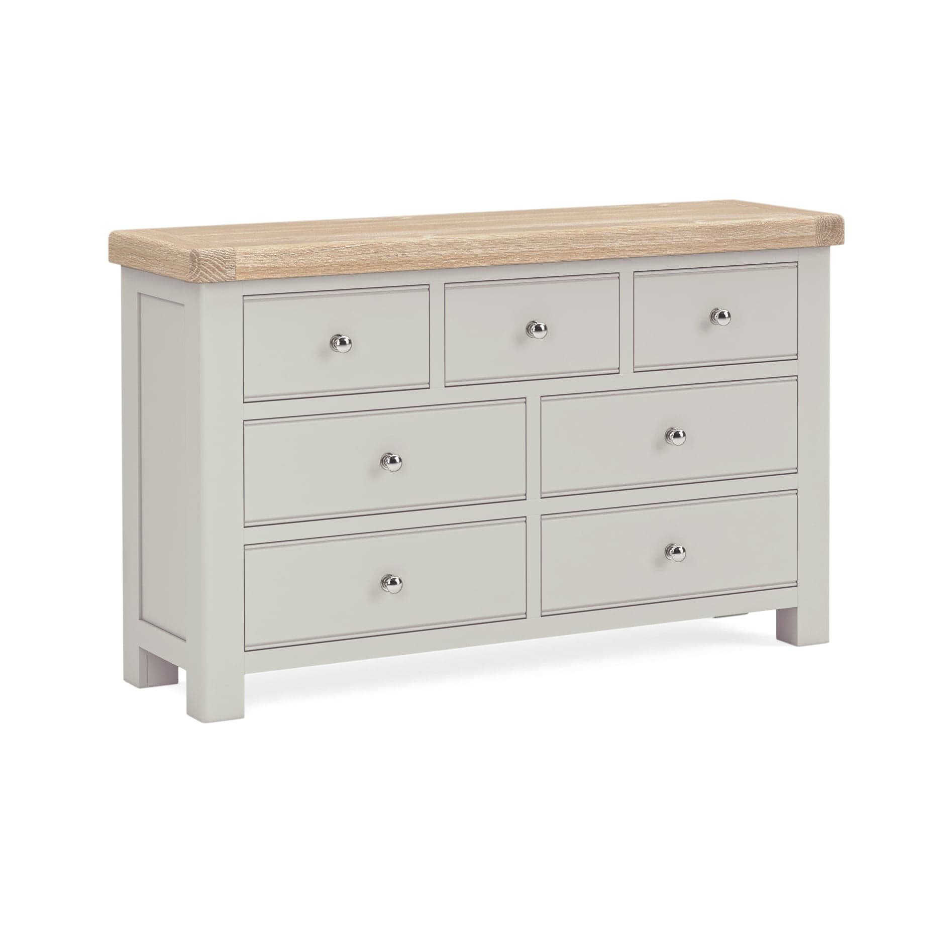 Salcombe 3 Over 4 Chest Light Grey