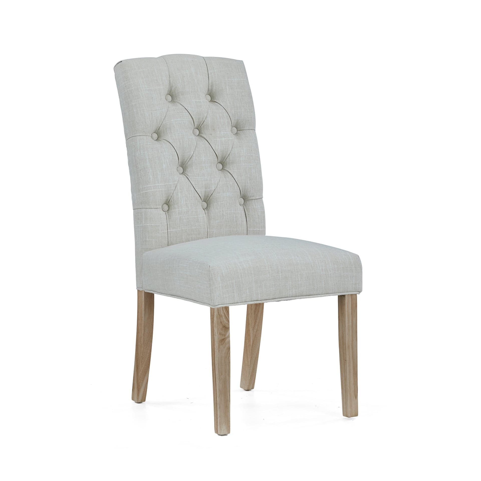 Salcombe Chelsea Dining Chair Beige (white Wash Leg)