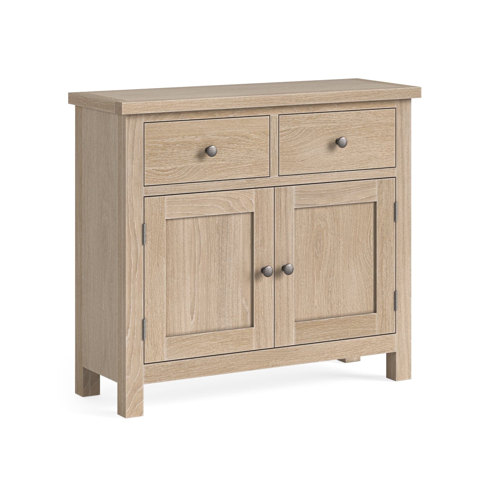Modern Country Medium Sideboard Oak White Wash