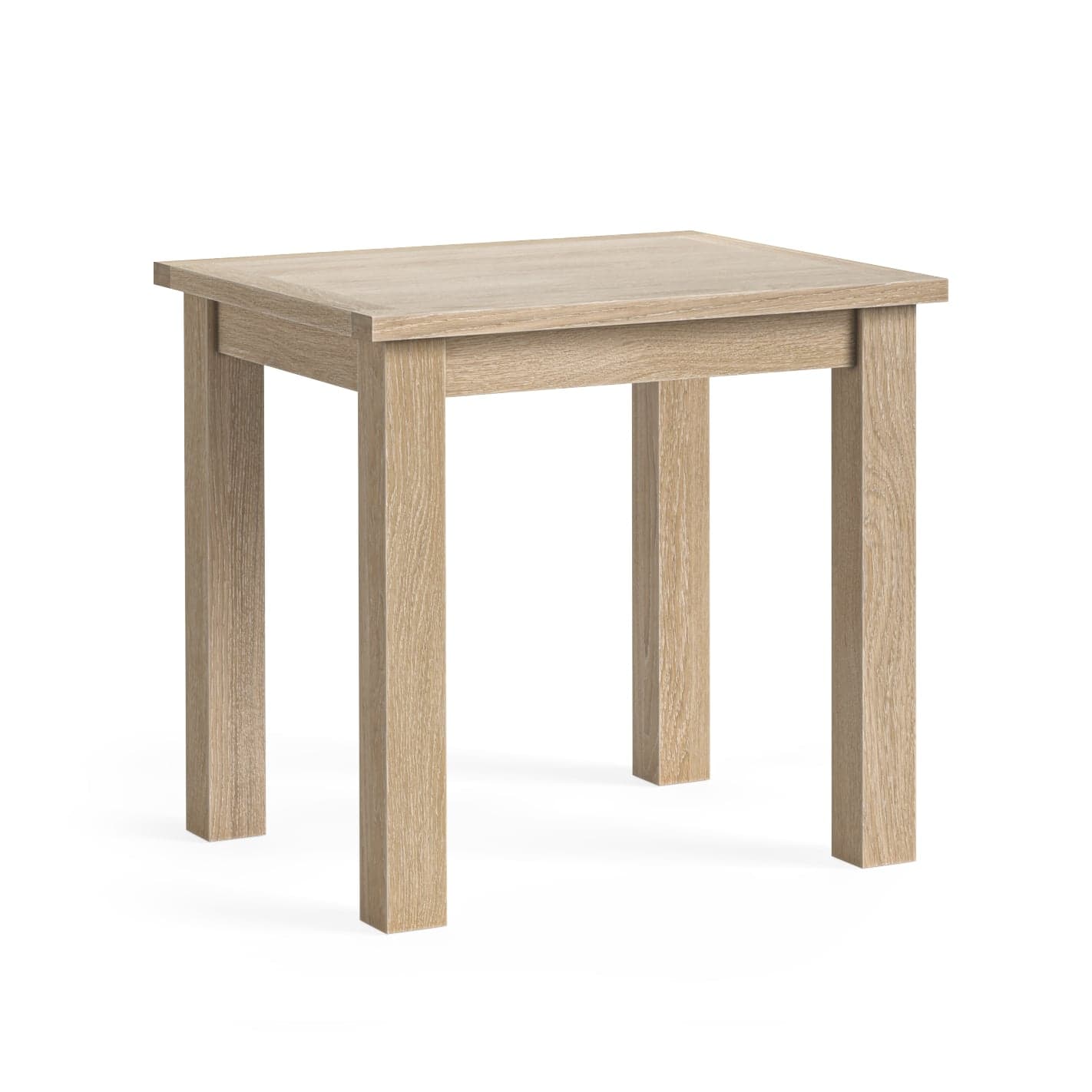 Modern Country Bistro Table Oak White Wash
