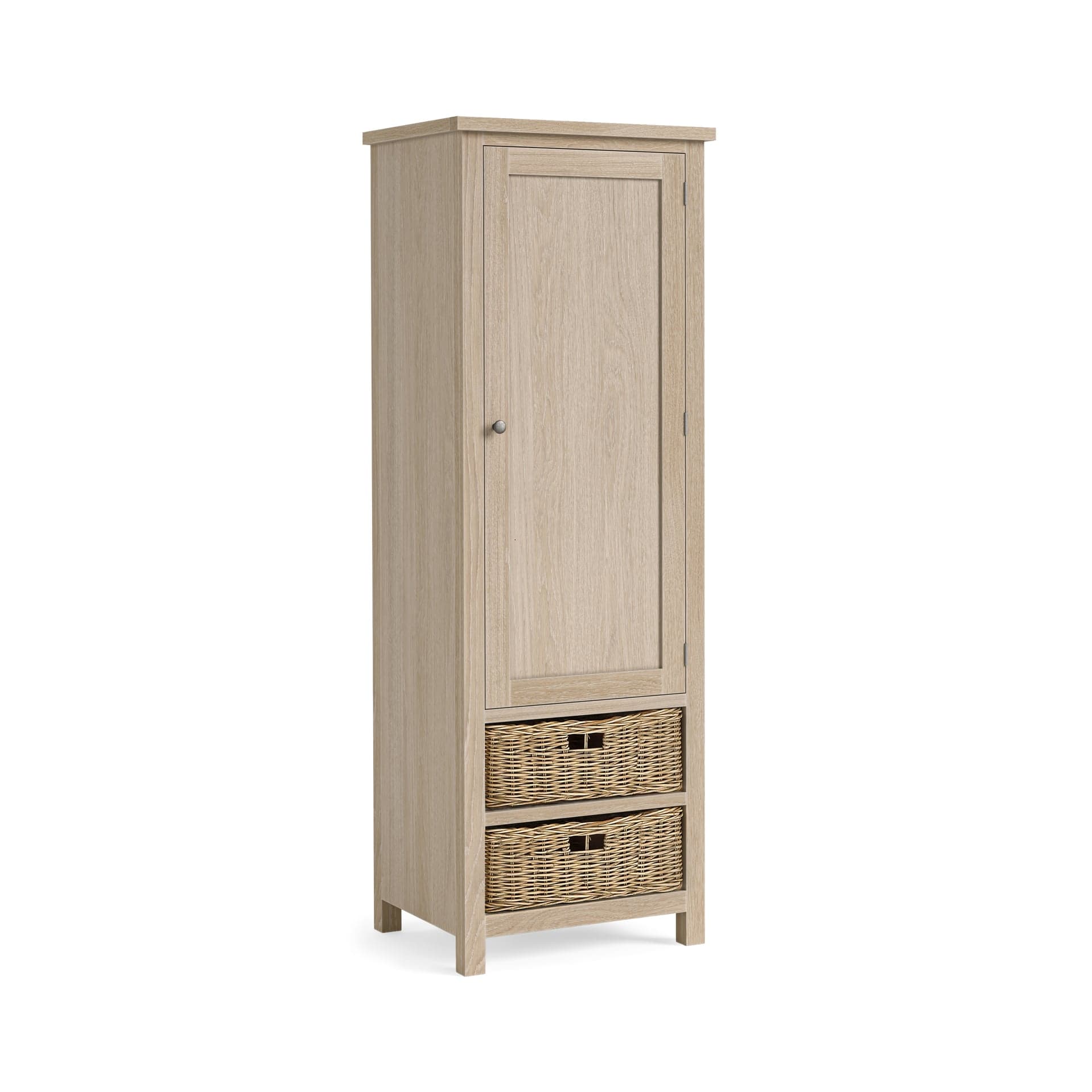 Modern Country Larder Unit - V2 Oak White Wash