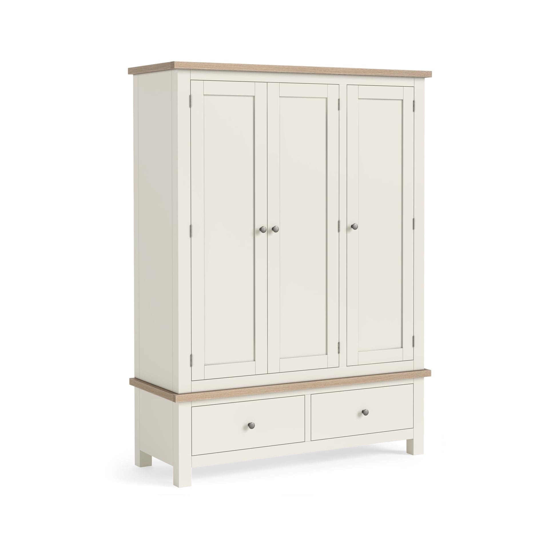 Modern Country Triple Wardrobe Coconut