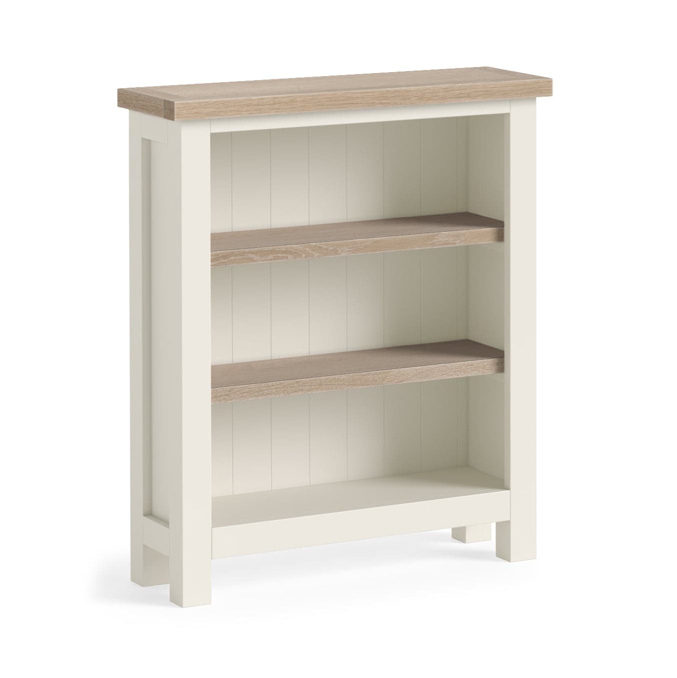 Modern Country Low Bookcase_kd Coconut