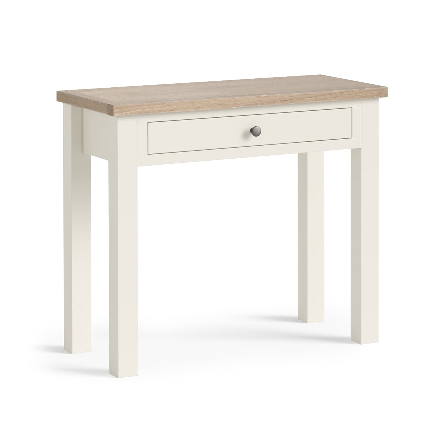 Modern Country Single Drawer Desk Coconut
