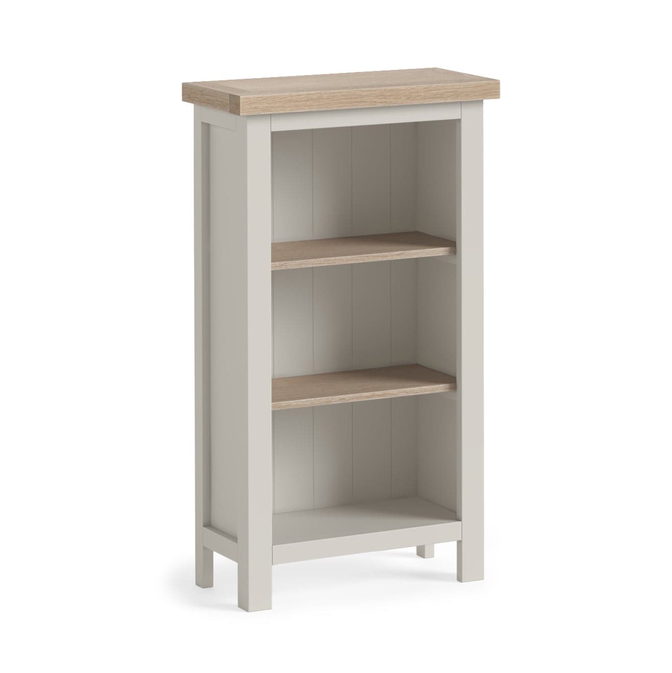 Modern Country Mini Bookcase Light Grey