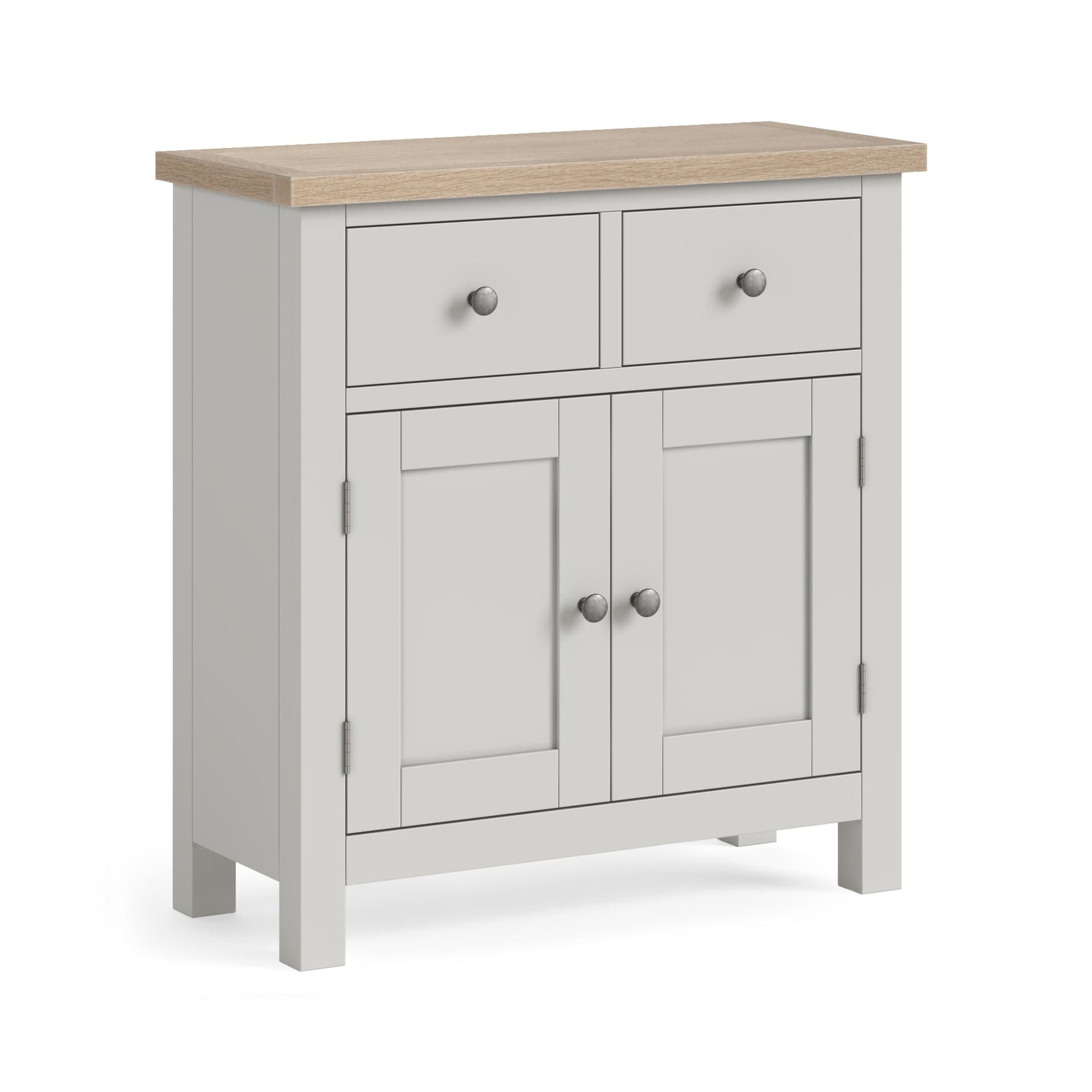 Modern Country Small Sideboard Light Grey