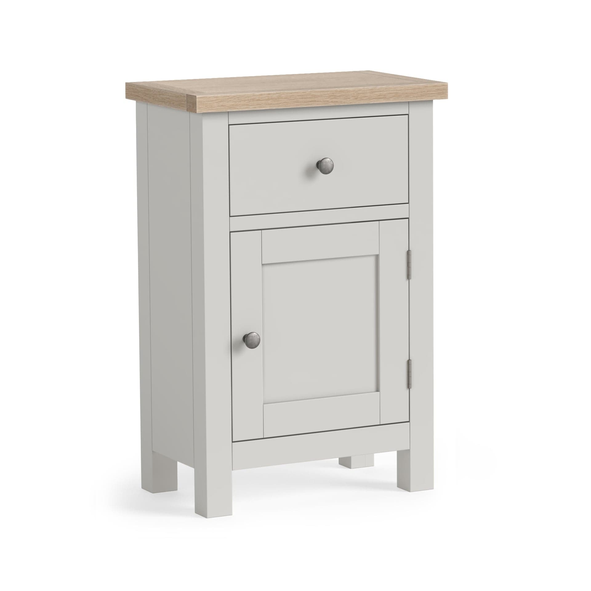 Modern Country Telephone Cupboard Light Grey
