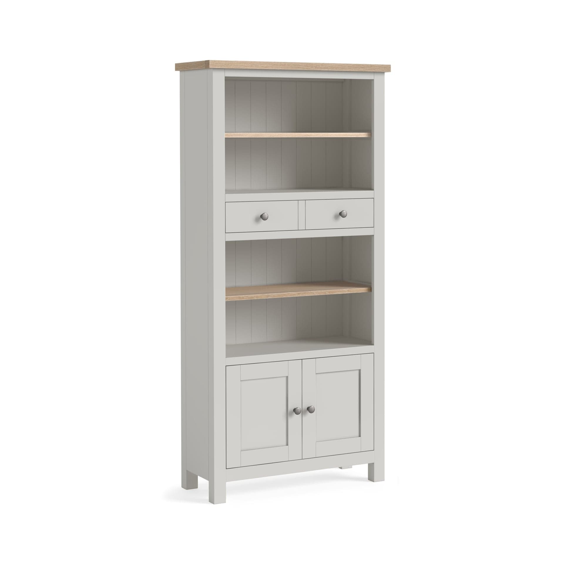 Modern Country Display Unit Light Grey
