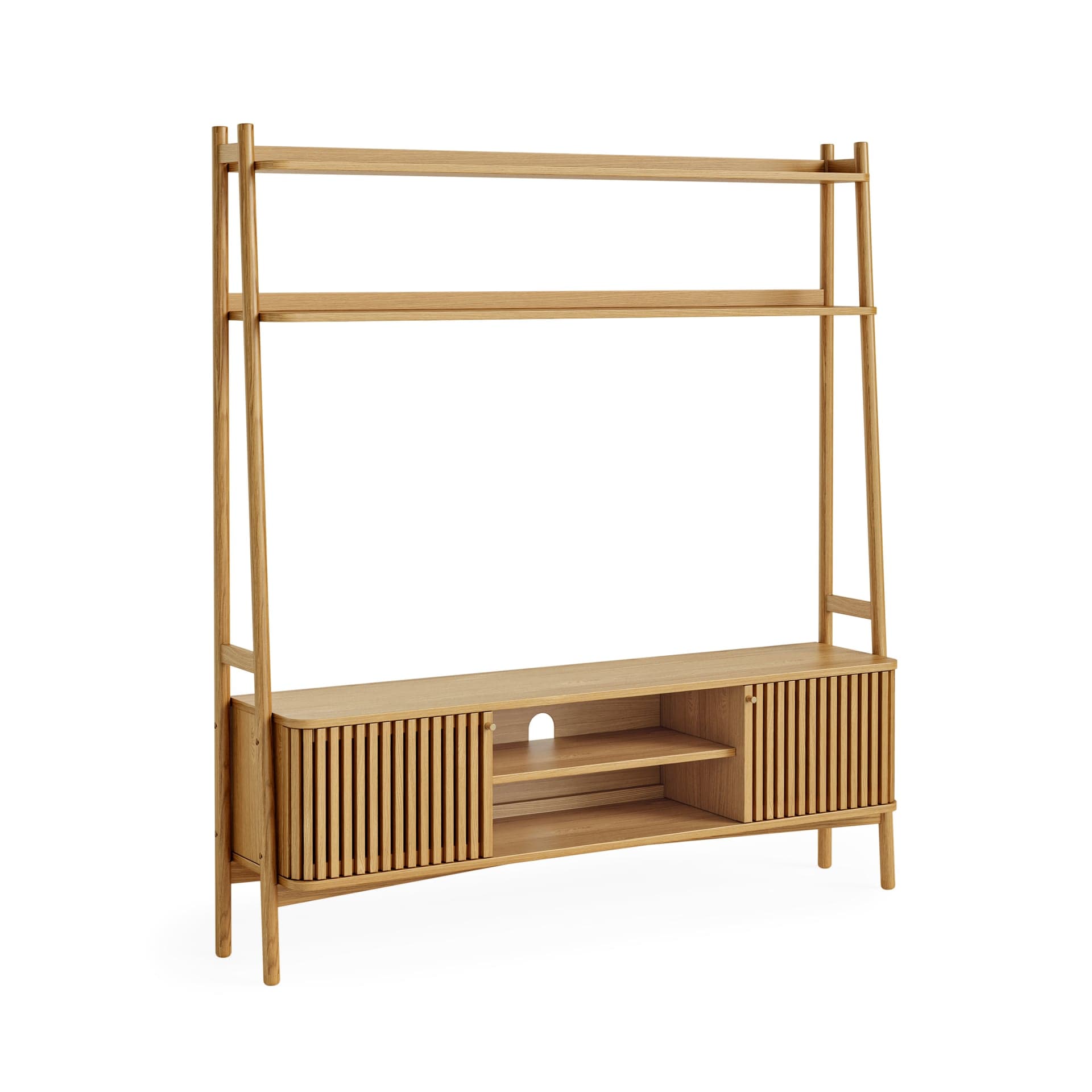 Soho Large Media Display Cabinet Natural