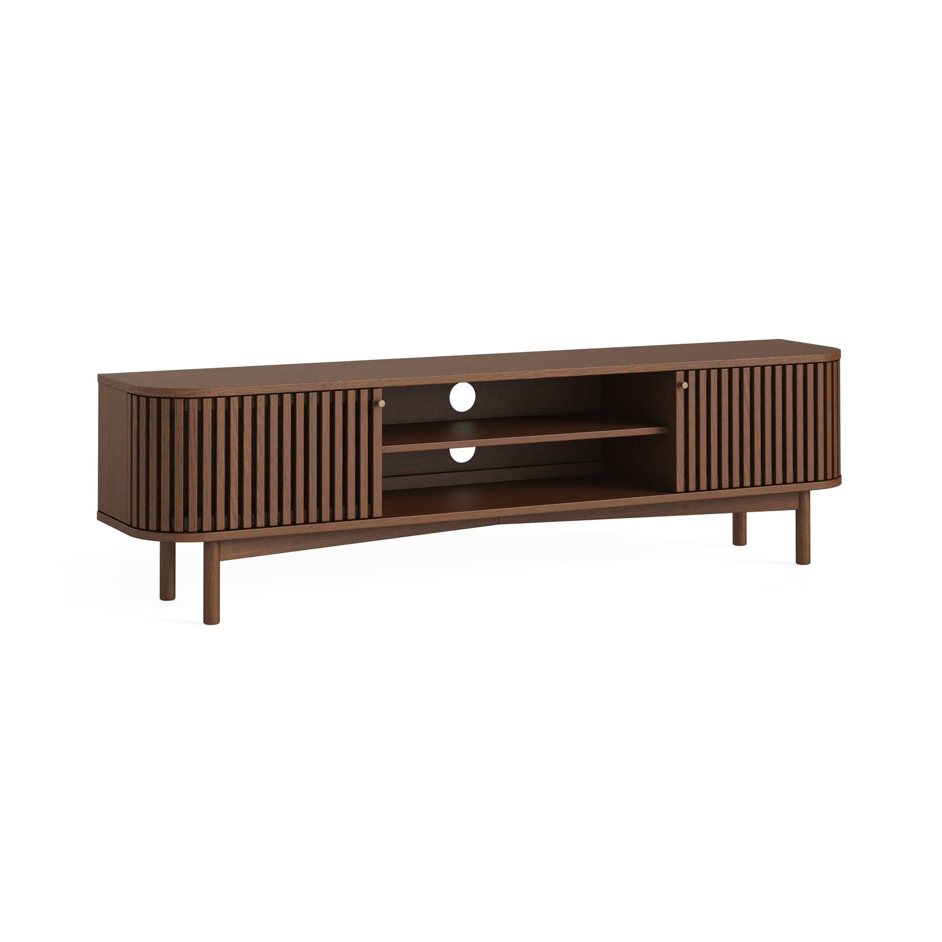 Soho Large Media Unit Brown