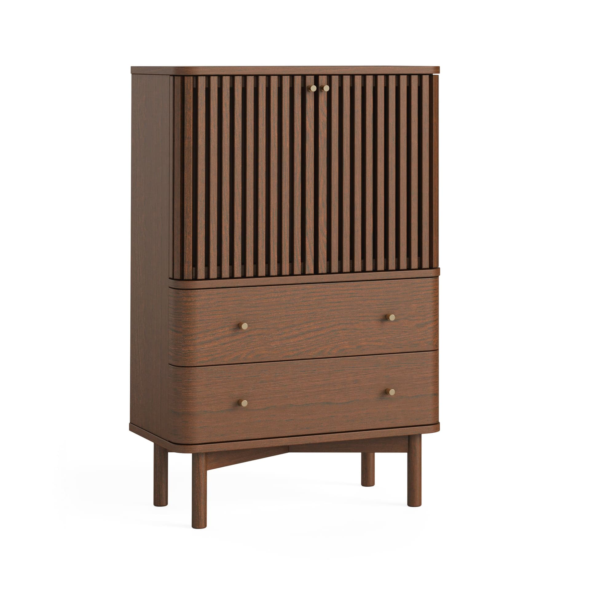 Soho Shoe Cabinet Brown