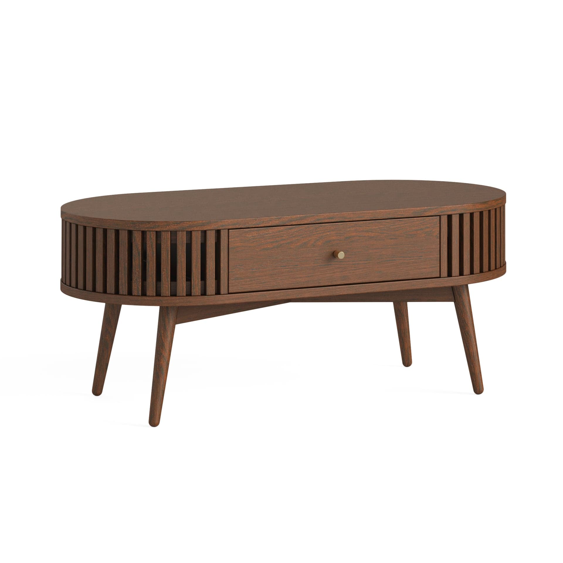 Soho Oval Coffee Table Brown