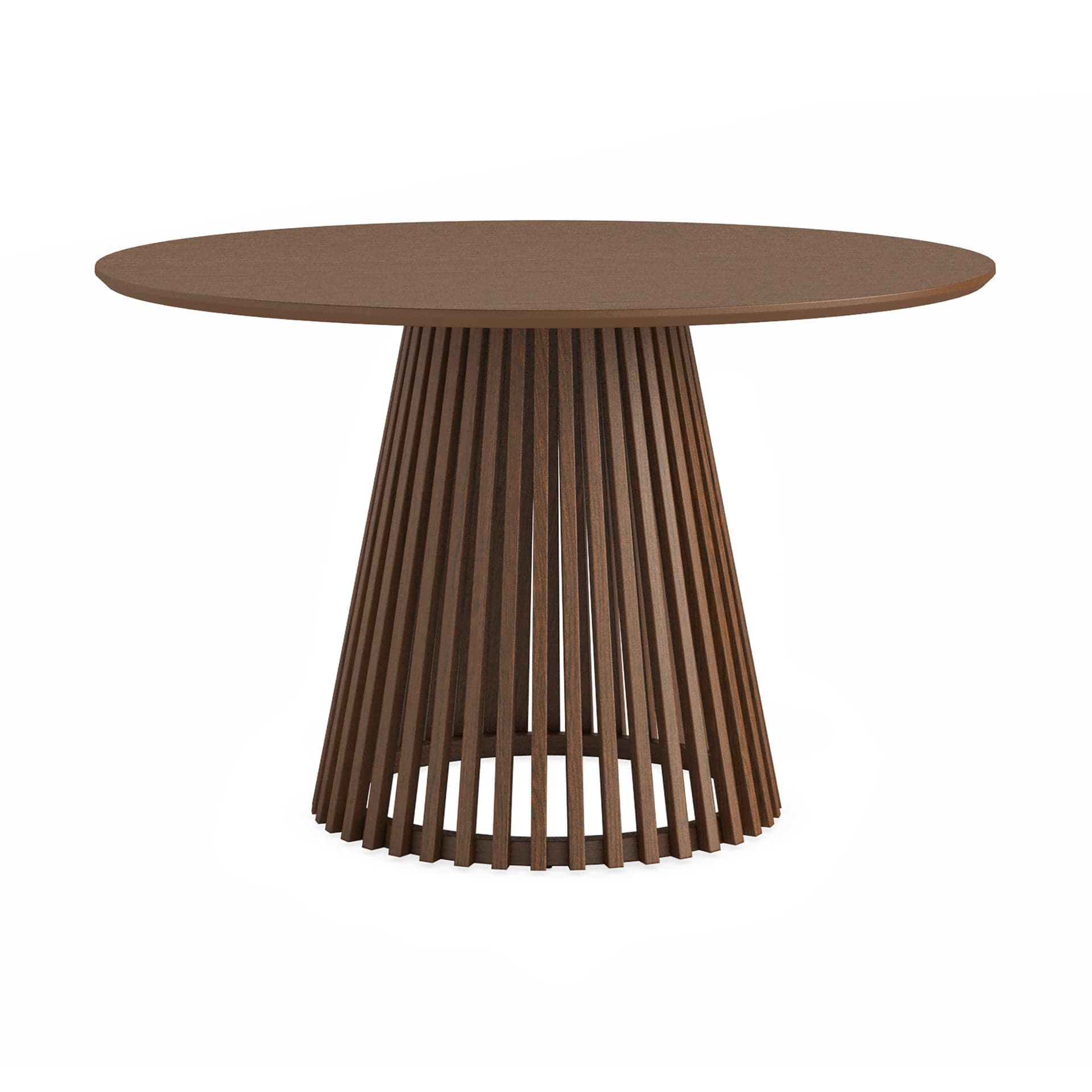 Soho Round Dining Table 1200 Brown