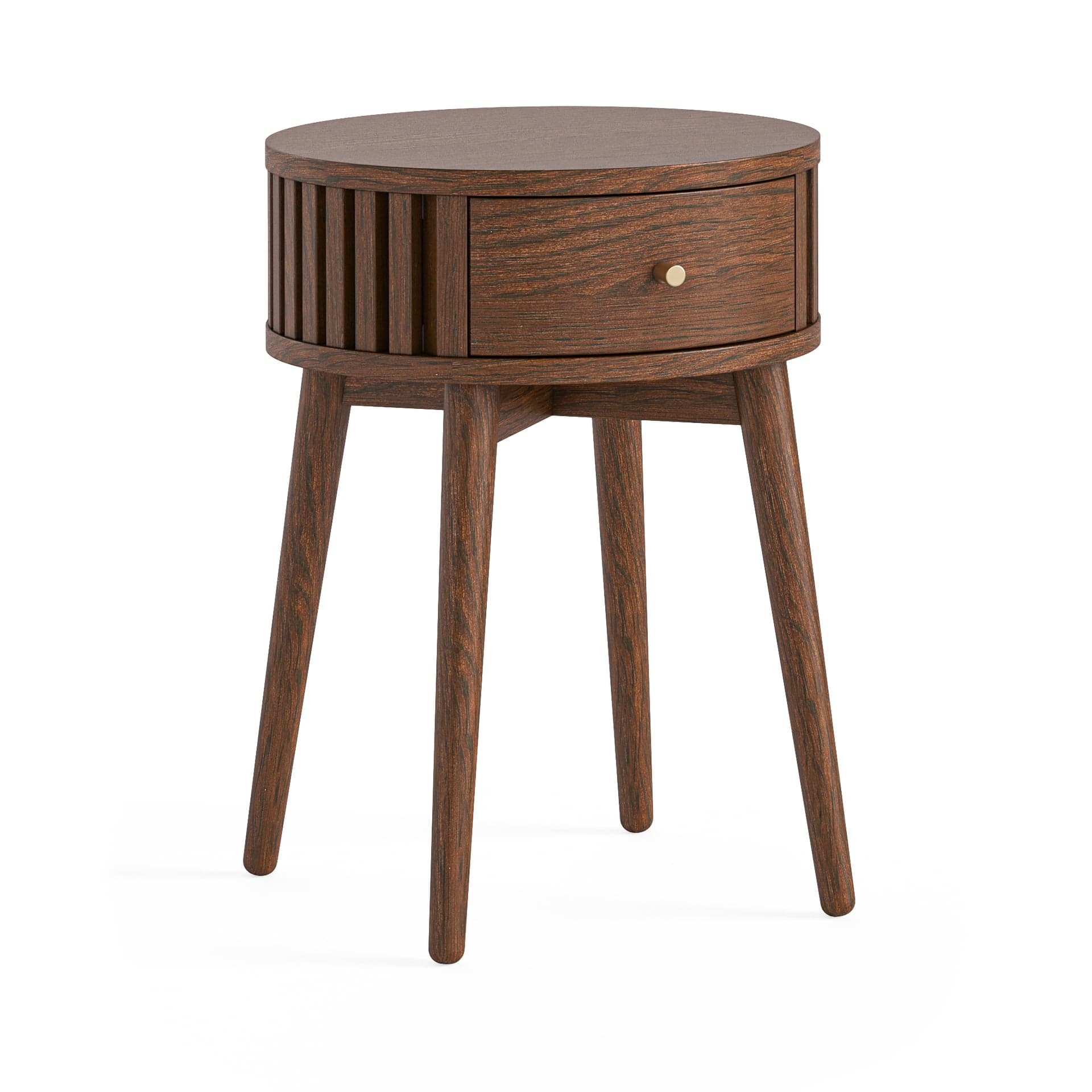 Soho Round Side Table - V3 Brown