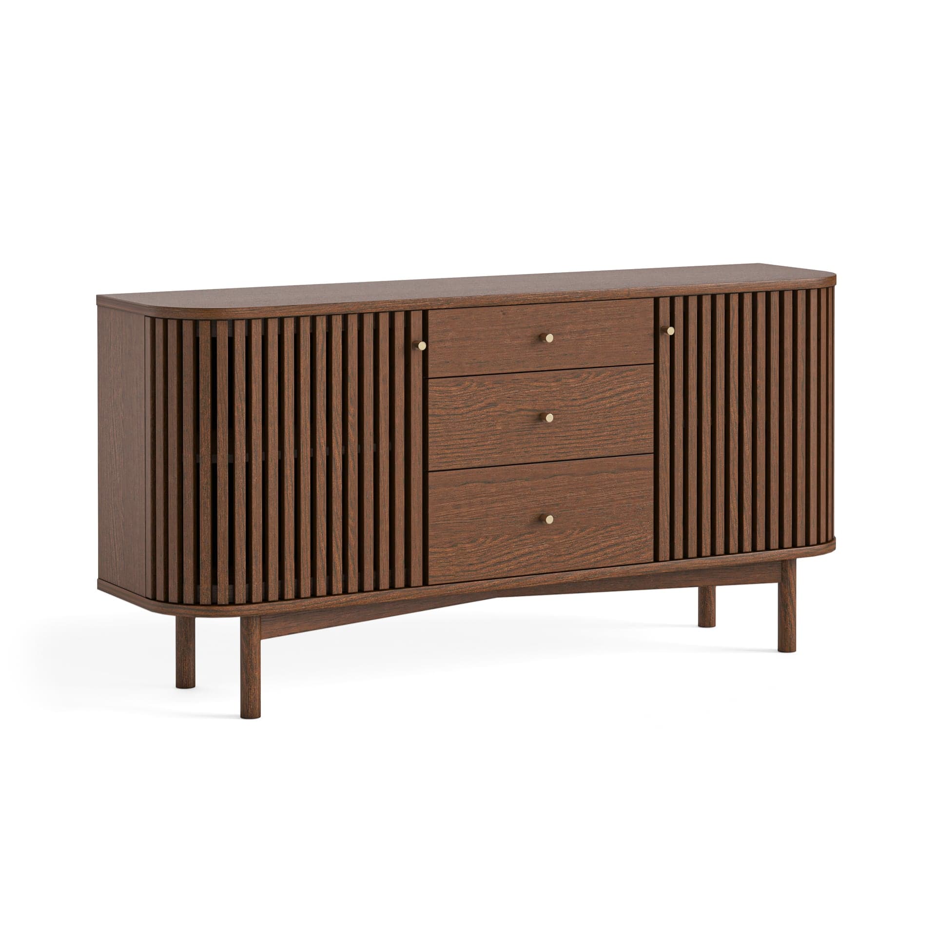 Soho Sideboard With Drawer Brown
