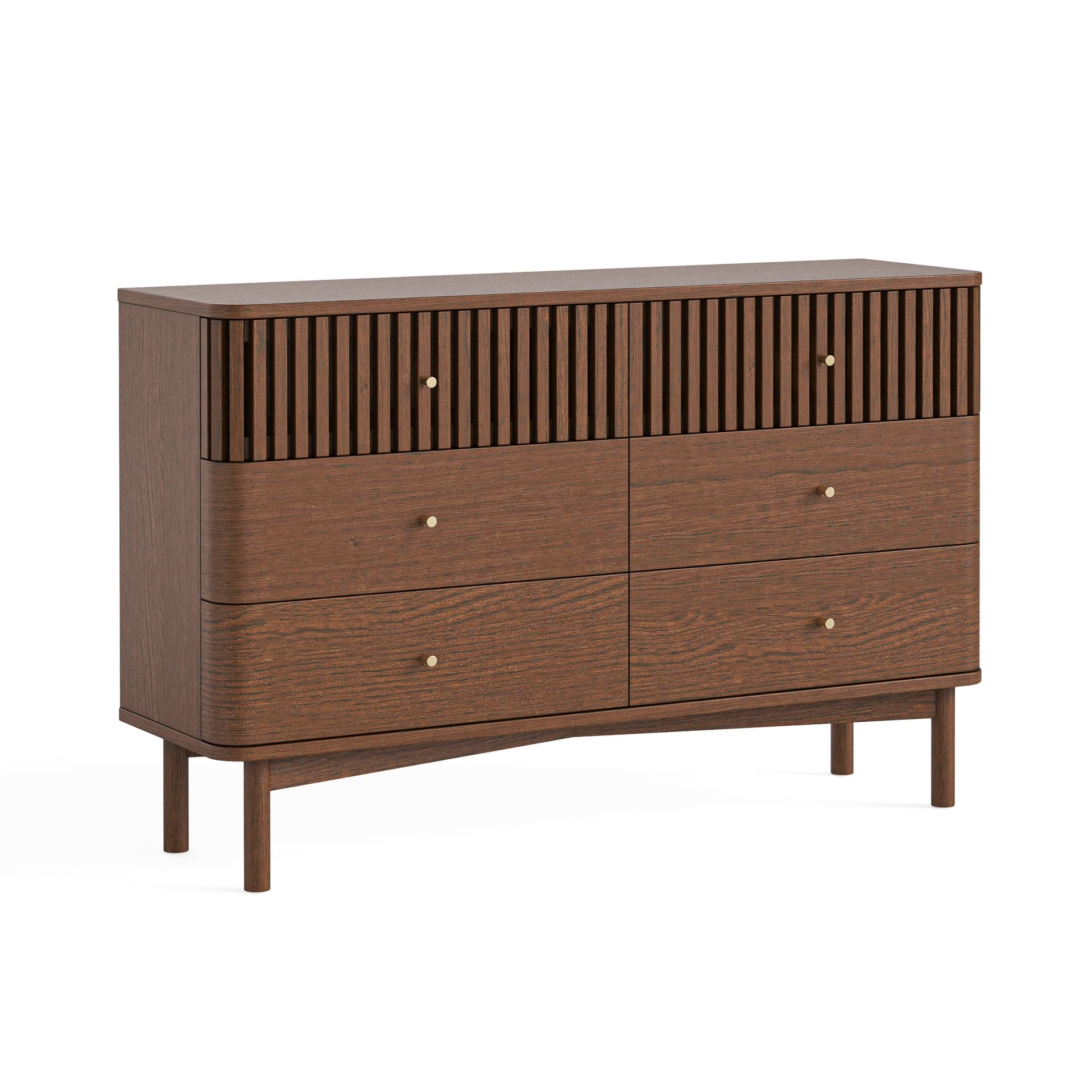 Soho Chest 6 Drawer Brown