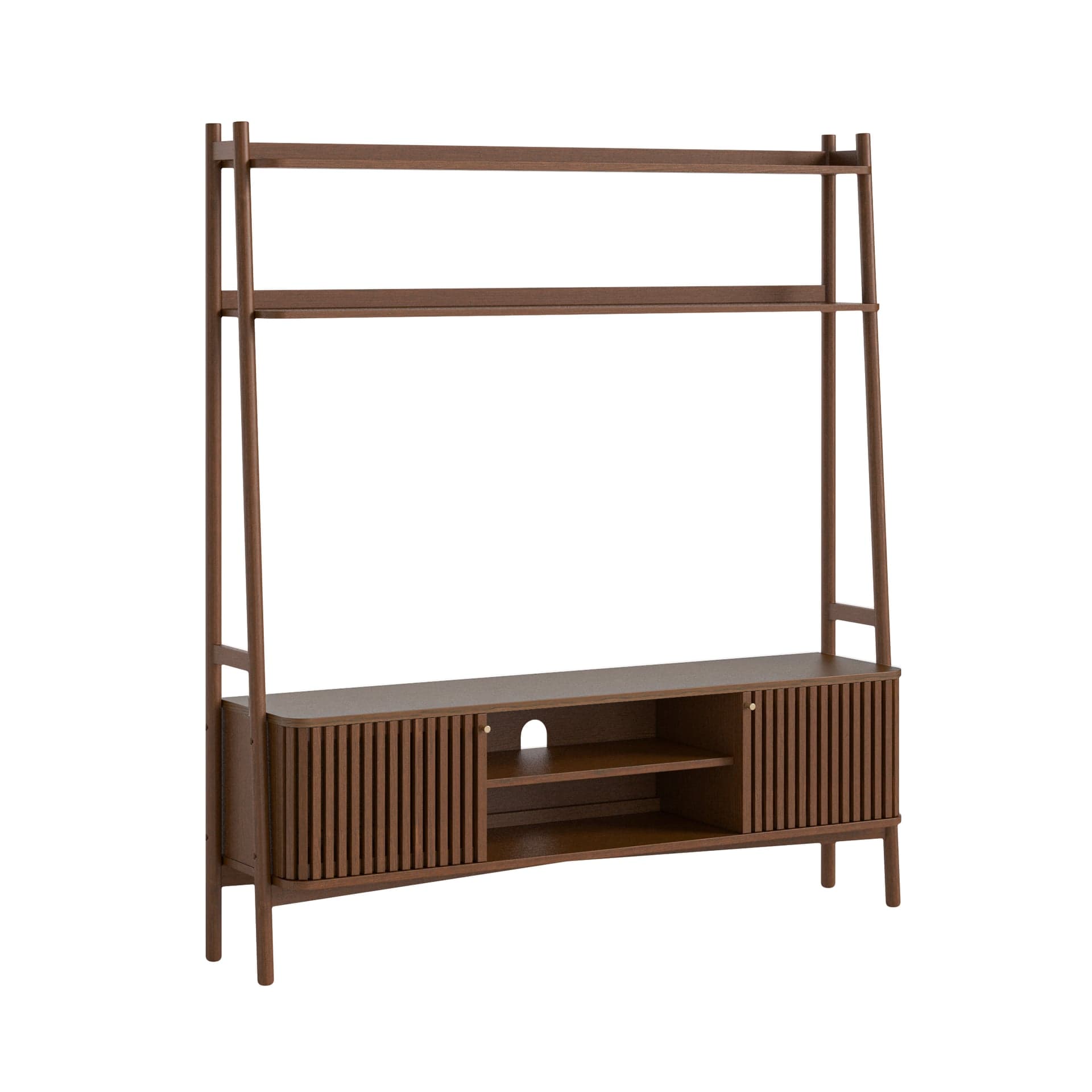 Soho Large Media Display Cabinet Brown