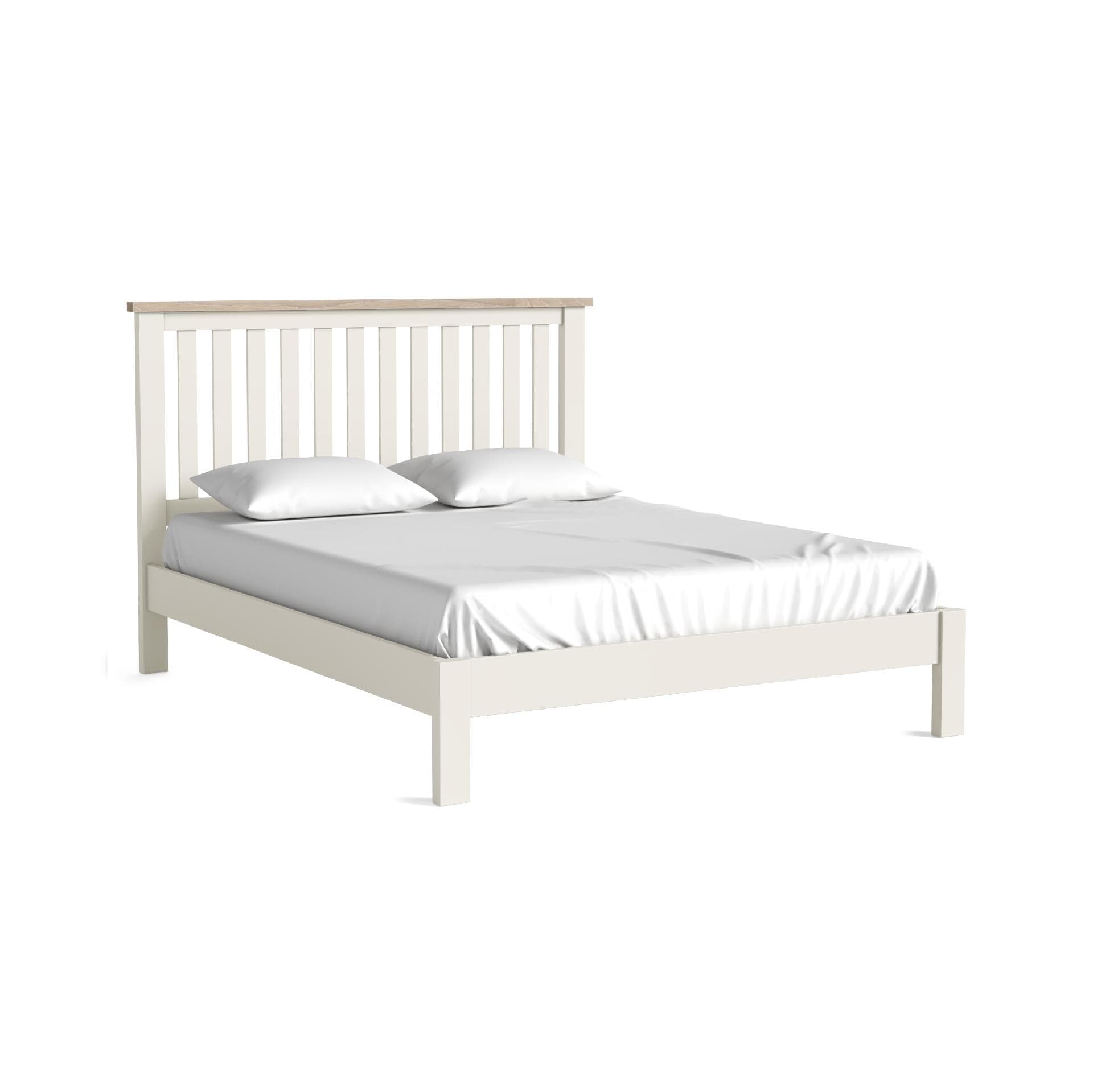 Modern Country 5' Slatted Low Foot End Coconut