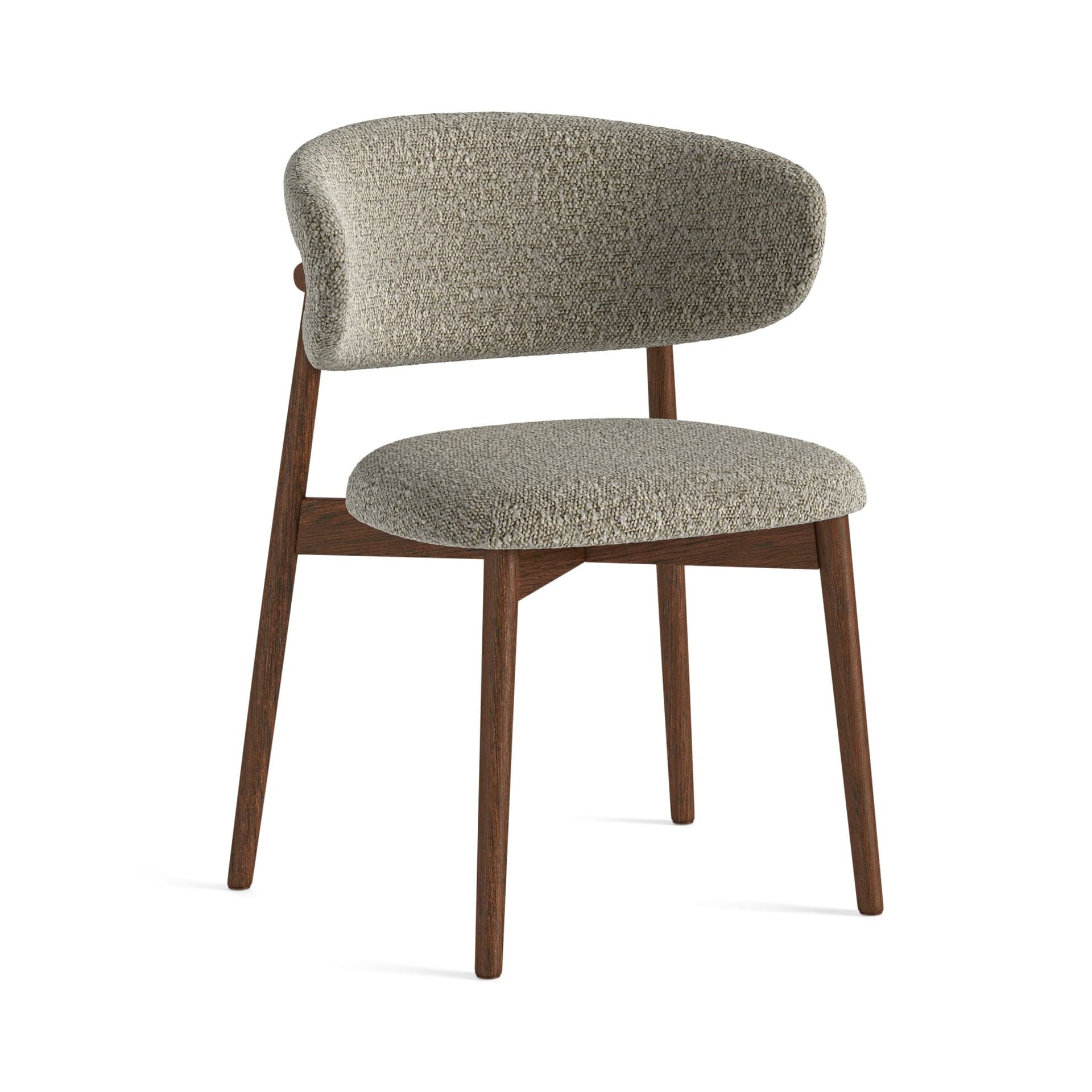 China Chair Jude Chair - Moss Green Boucle