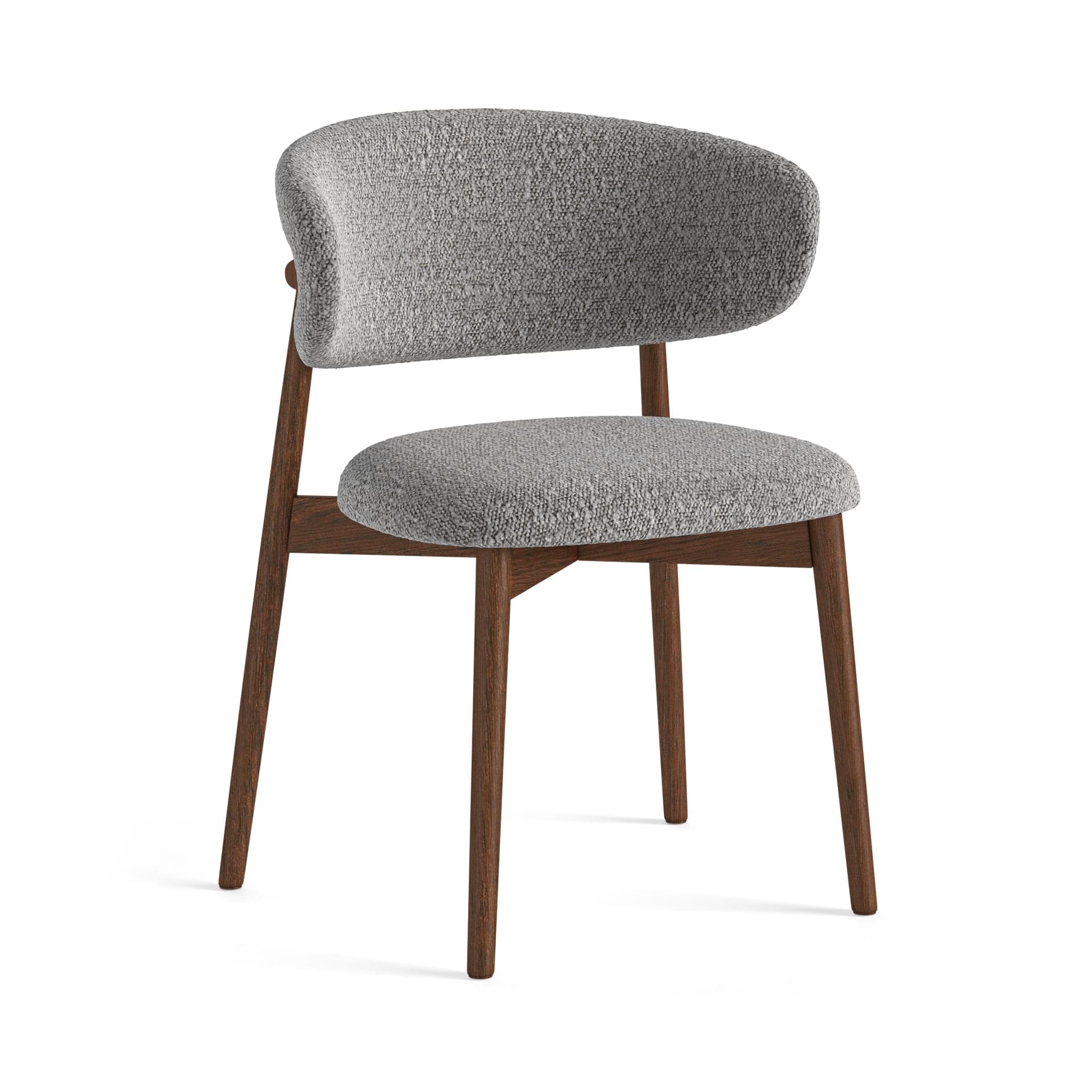China Chair Jude Chair - Grey Boucle