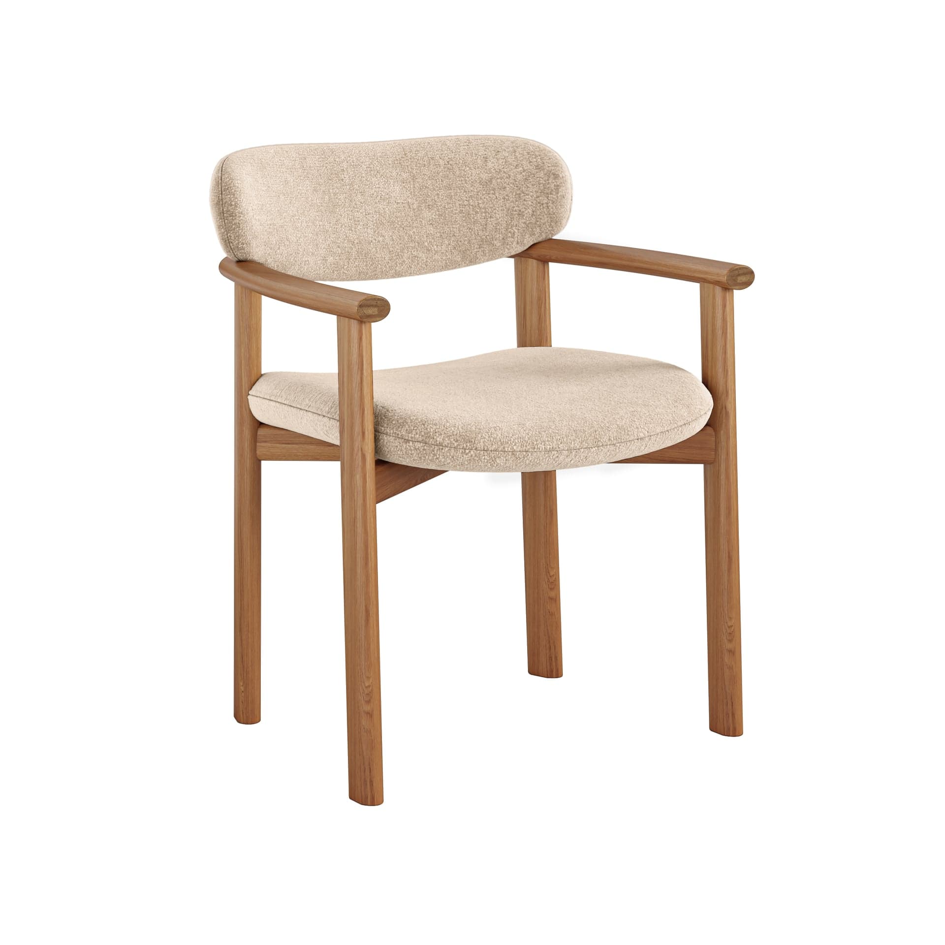 China Chair Milan Chair Silver Mink (lucca Leg)