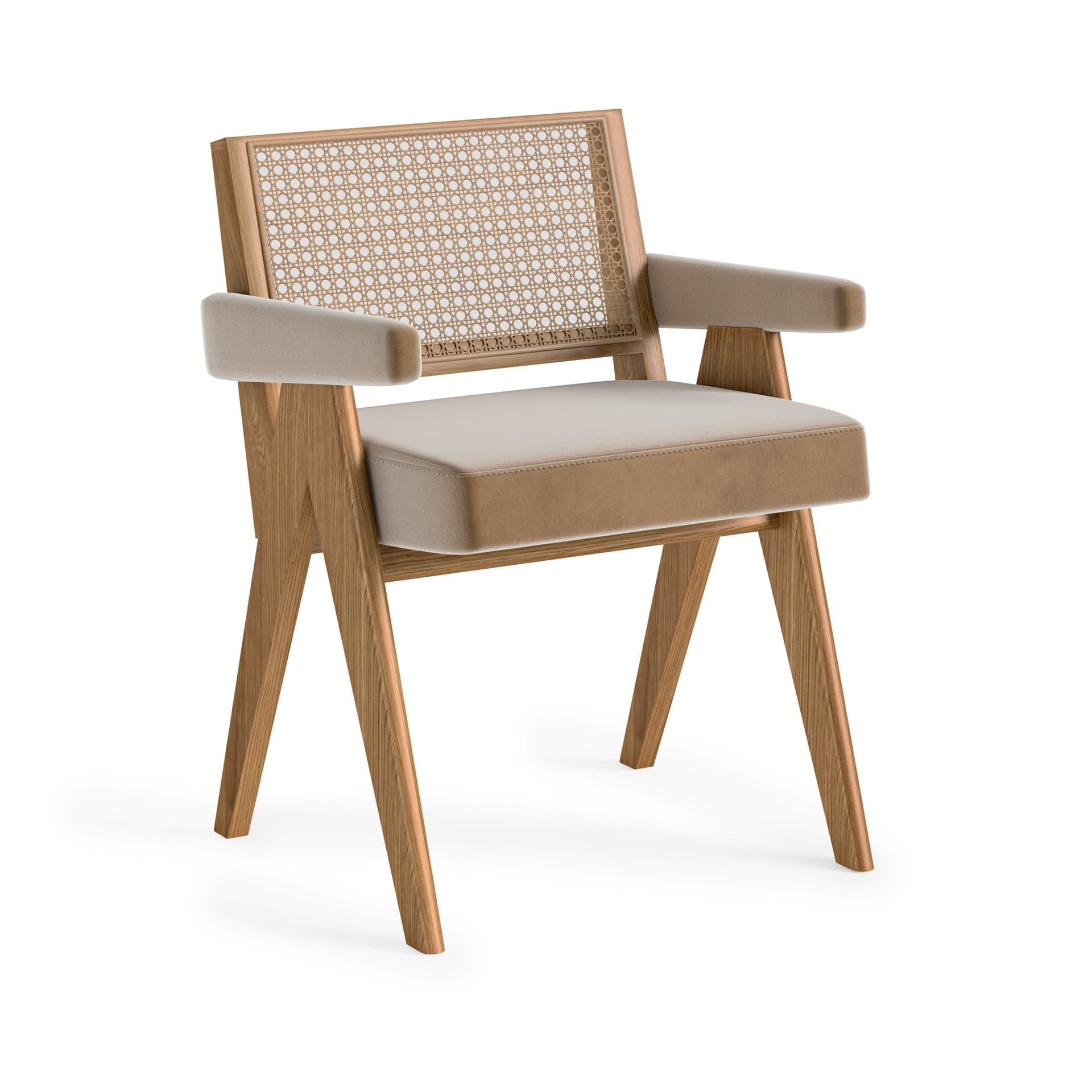 China Chair Aria Chair Caramel Velvet (lucca Leg)