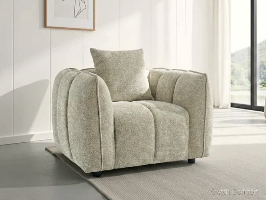 Venice Sofa Beige Armchair