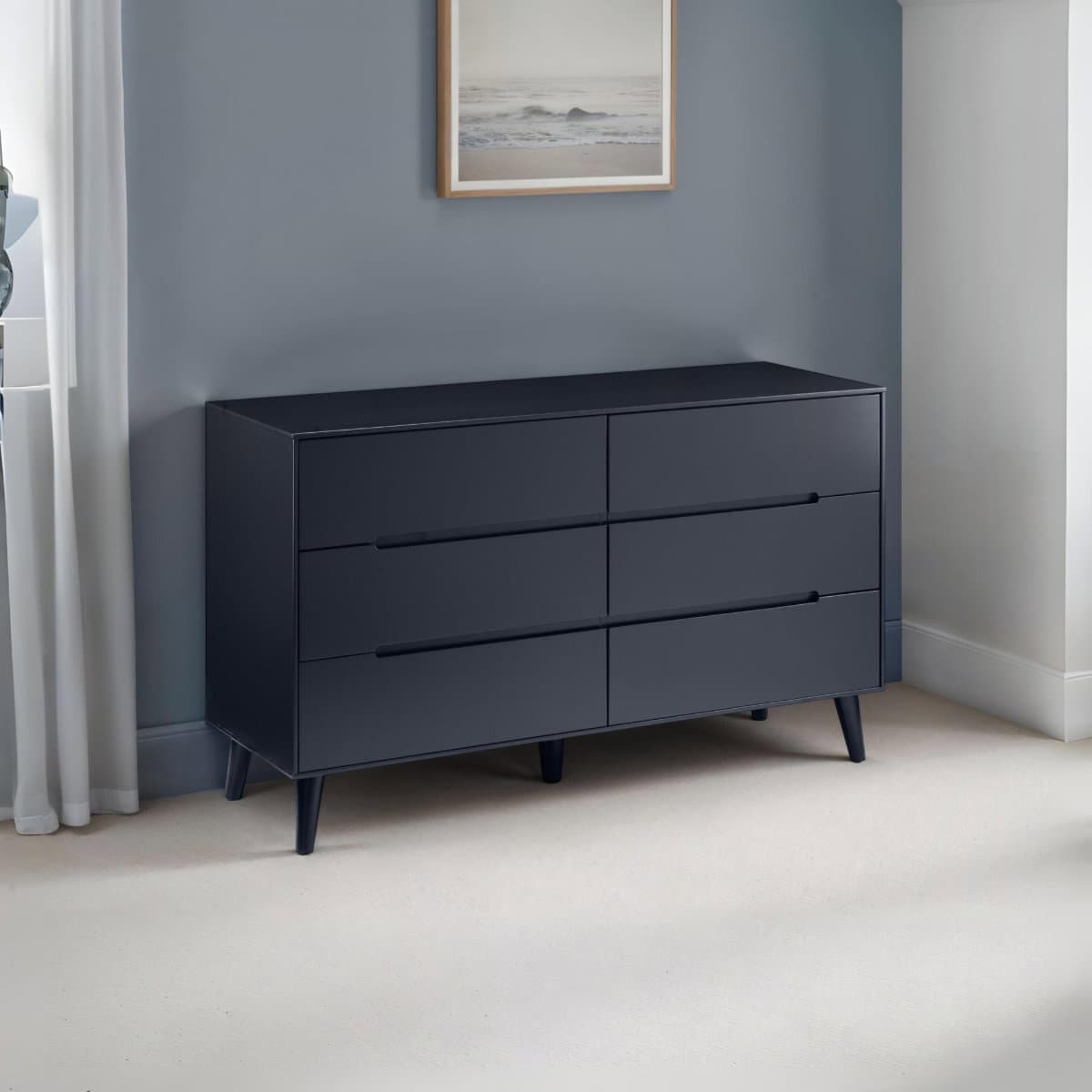 Alicia 6 Drawer Wide Chest