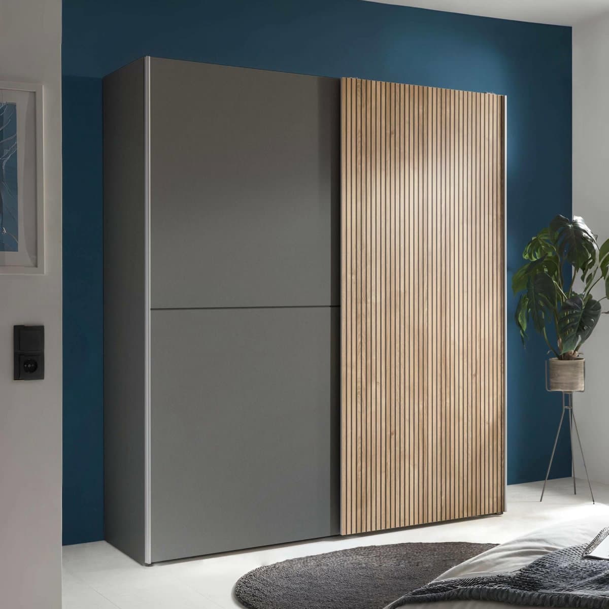 Berno Sliding 2 Door Wardrobe
