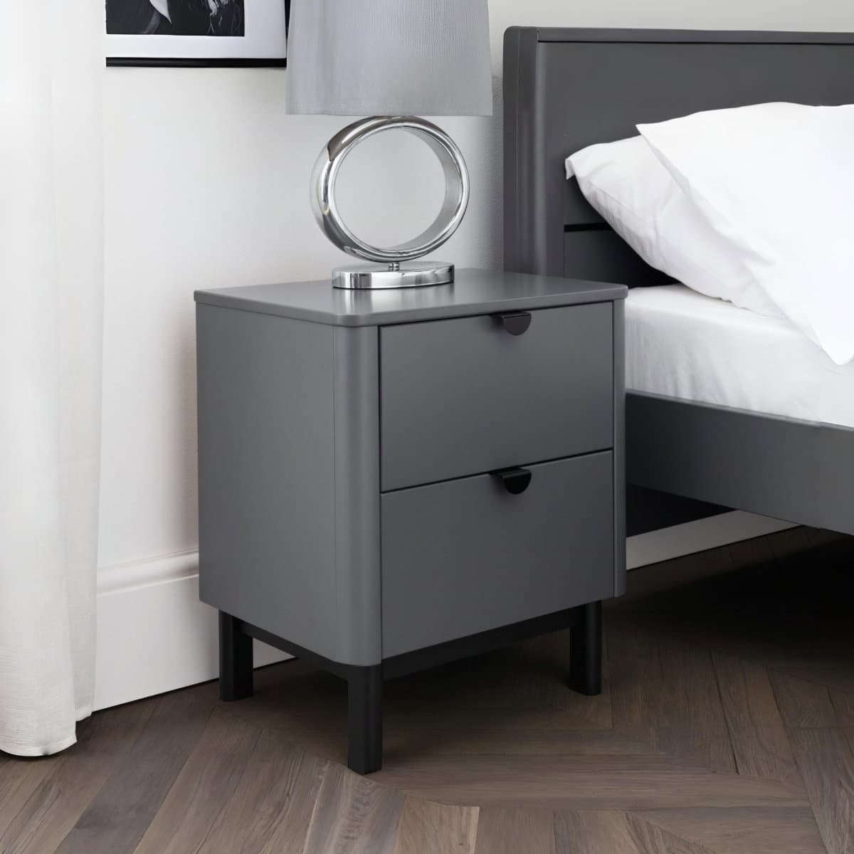 Chloe 2 Drawer Bedside