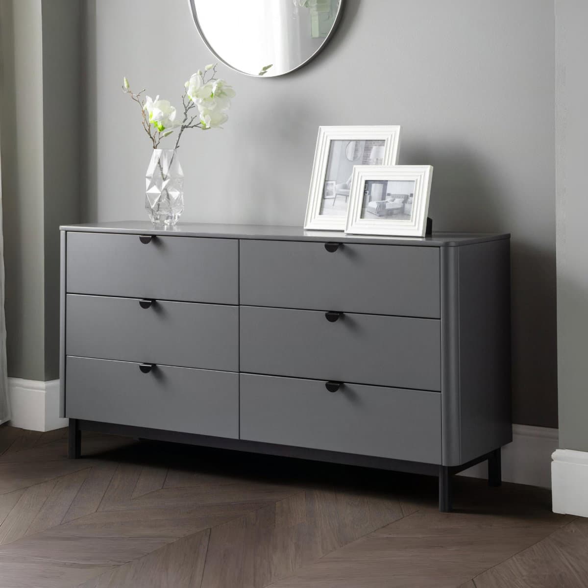 Chloe 6 Drawer Wide Chest
