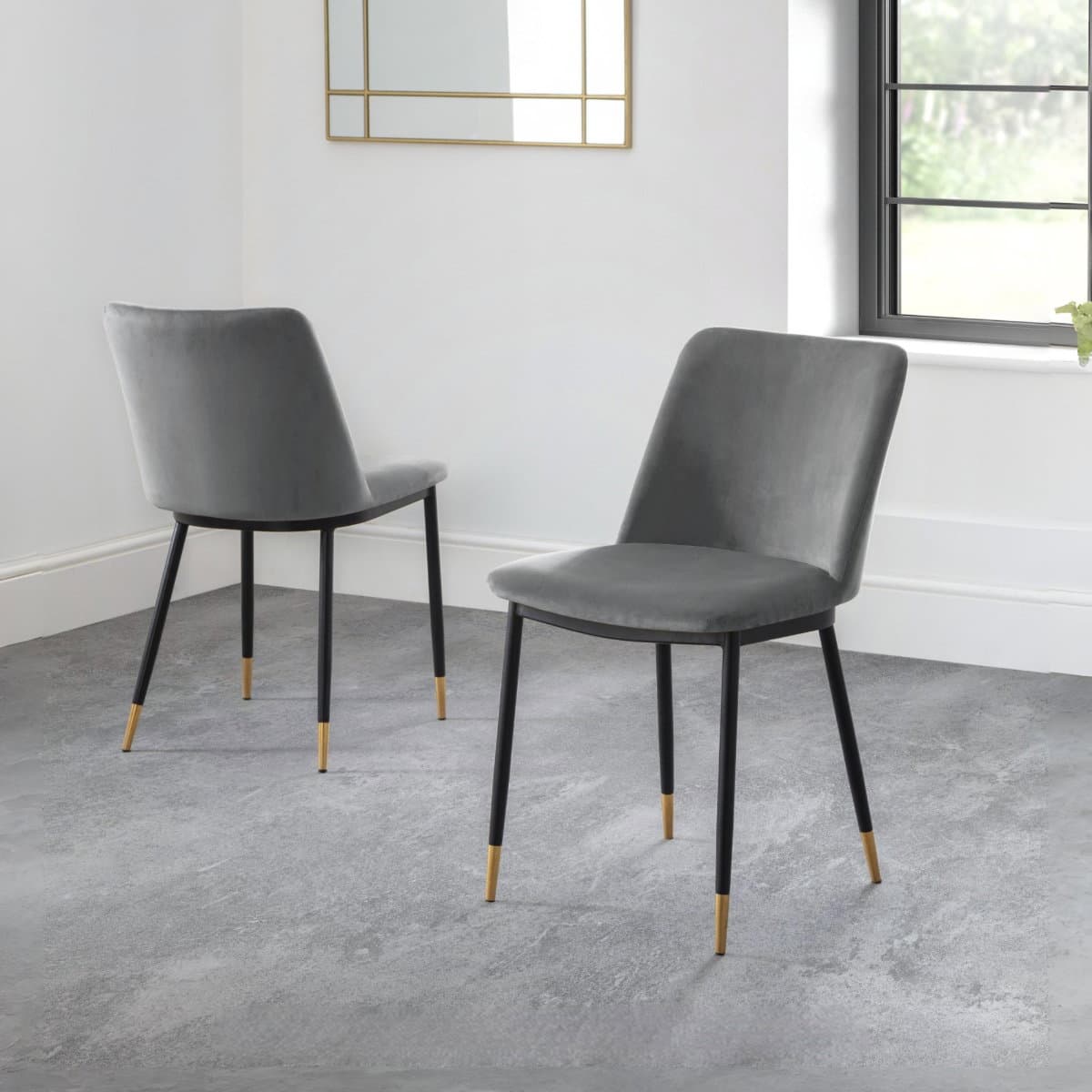 Set of 2 Delaunay Dining Chairs