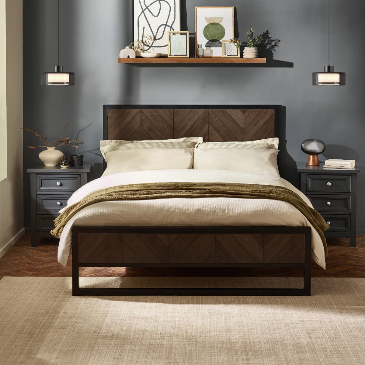 Harrison Herringbone Bed