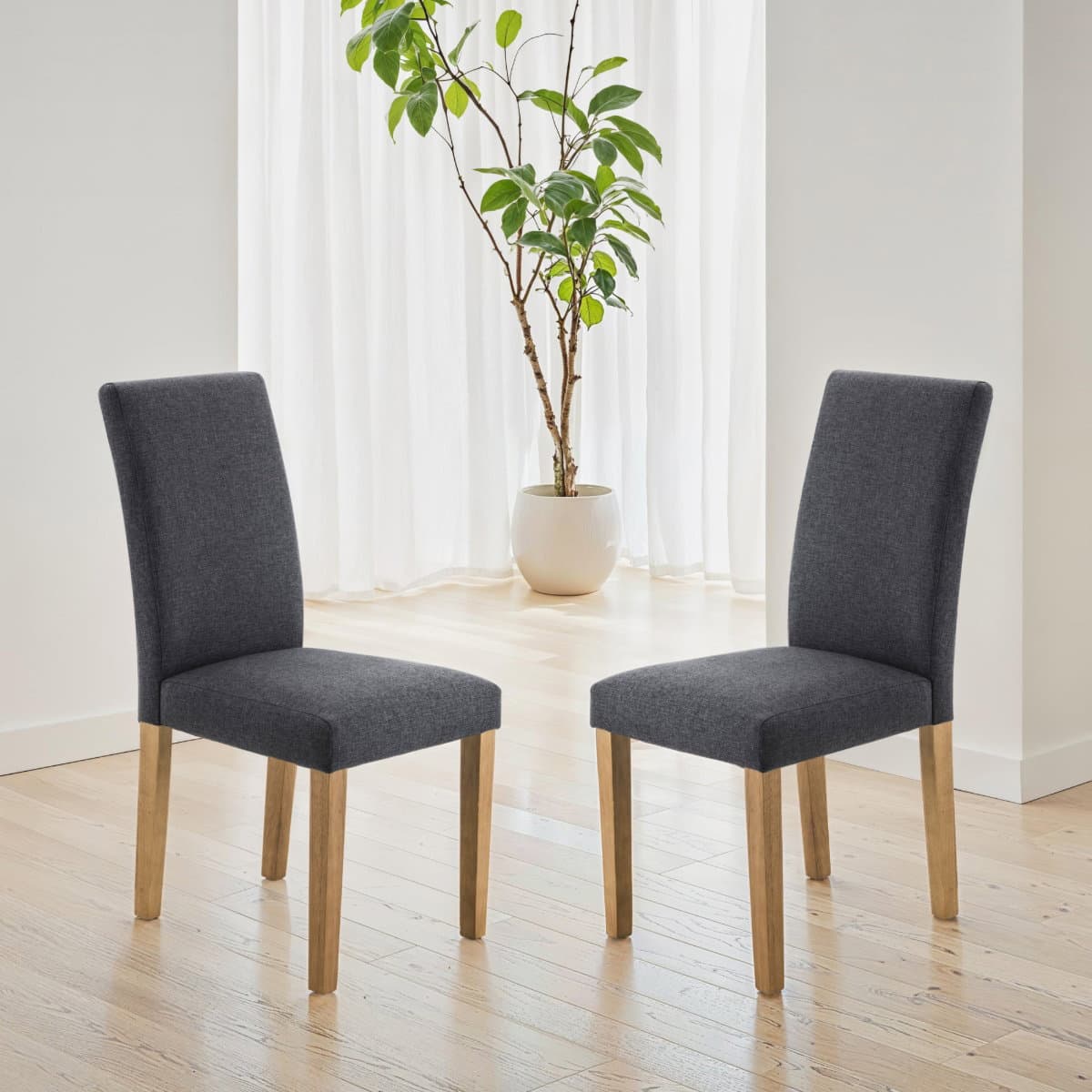 Set Of 2 Hastings Fabric Dining Chairs