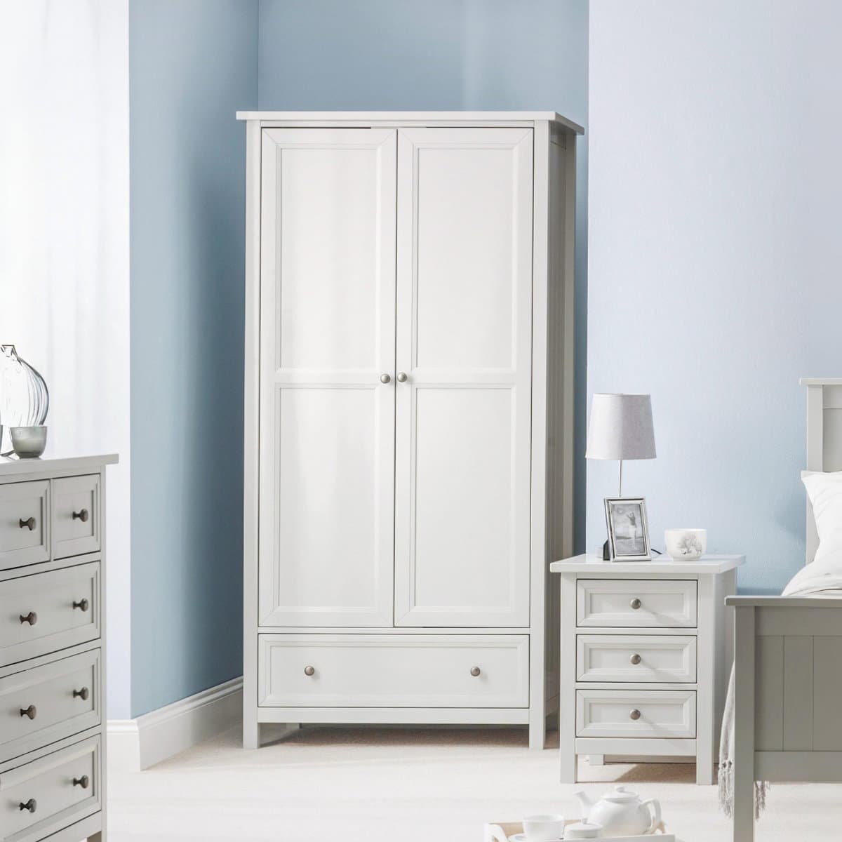 Maine 2 Door Combination Wardrobe