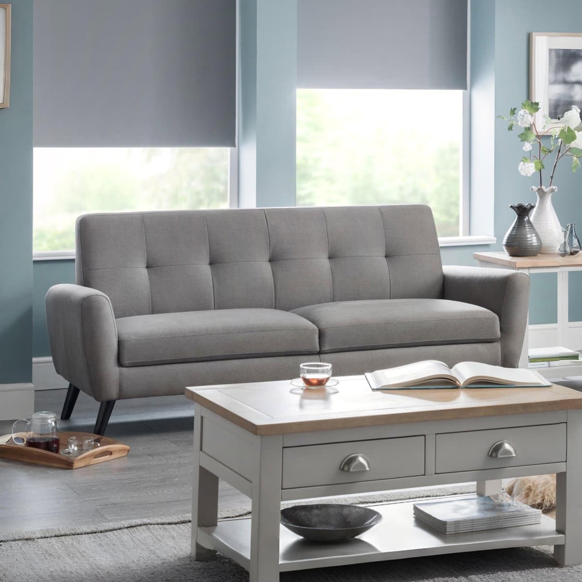 Monza 3 Seater Compact Retro Sofa